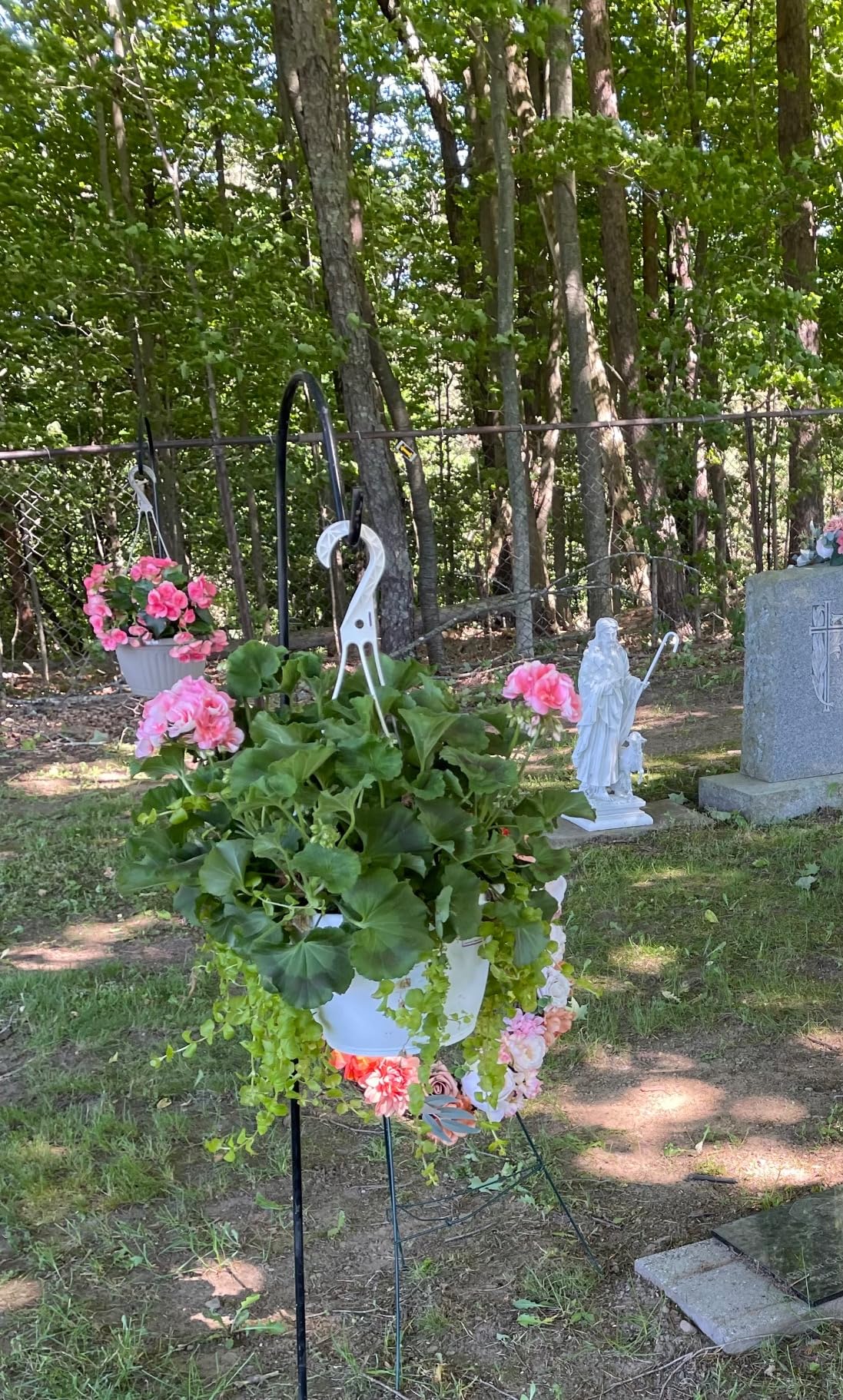 Jesus, The Good Shepherd Garden Statue: Large customer photo 2