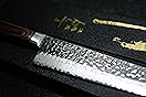 Yoshihiro VG10 16 Layer Hammered Damascus Stainless Steel Chef Knife 6pc Set - Made in Japan customer photo 2