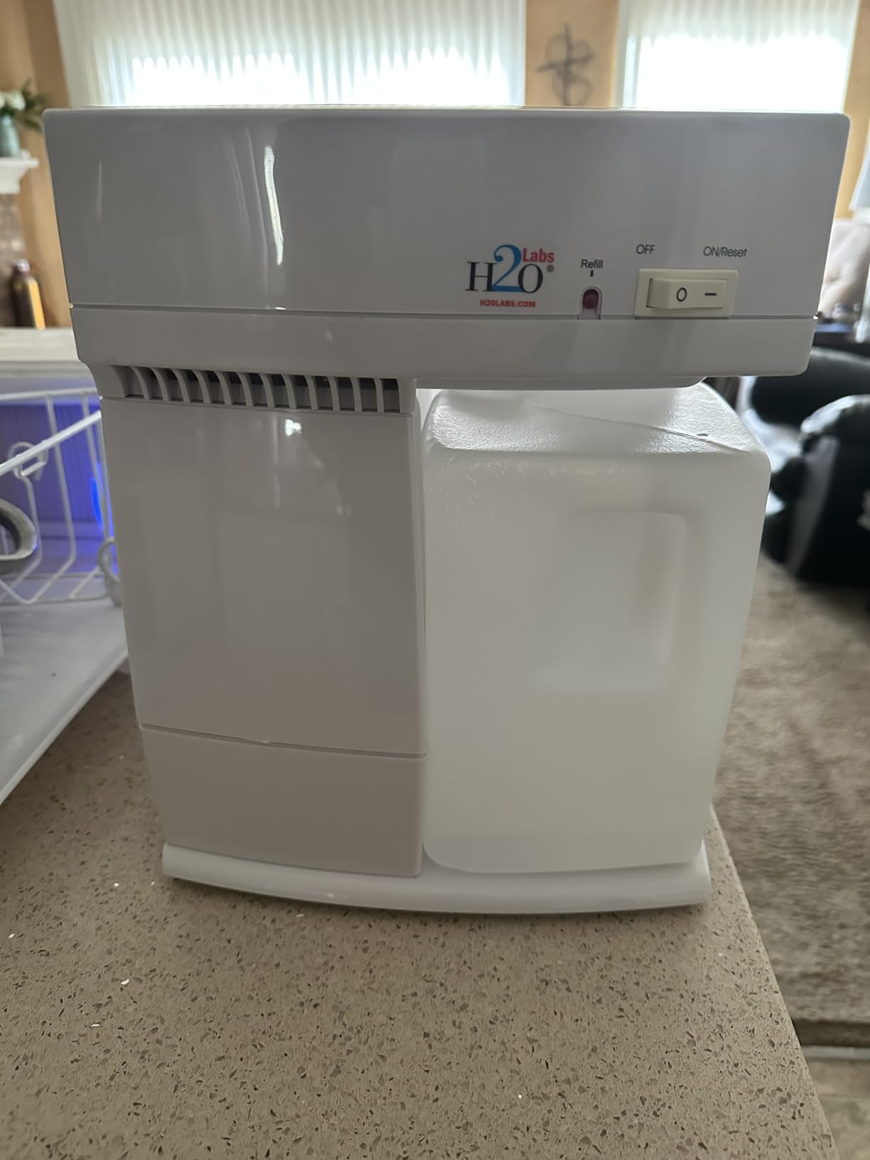 H2o Labs Model 200 is the Most Convenient and Lightweight Countertop Water Distiller for Home use with VOC Vent, Easy-Fill 1 Gallon Tap Water Reservoir and Food Safe Collection Container customer photo 1