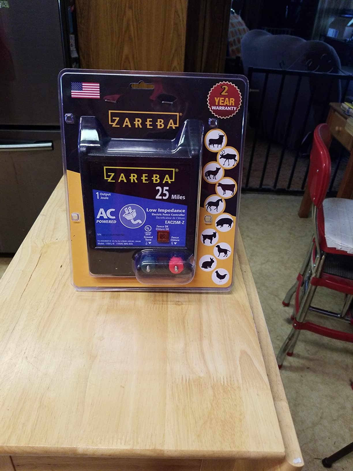 Zareba 25 Mile AC Powered Low Impedance Electric Fence Charger - EAC25M-Z customer photo 2