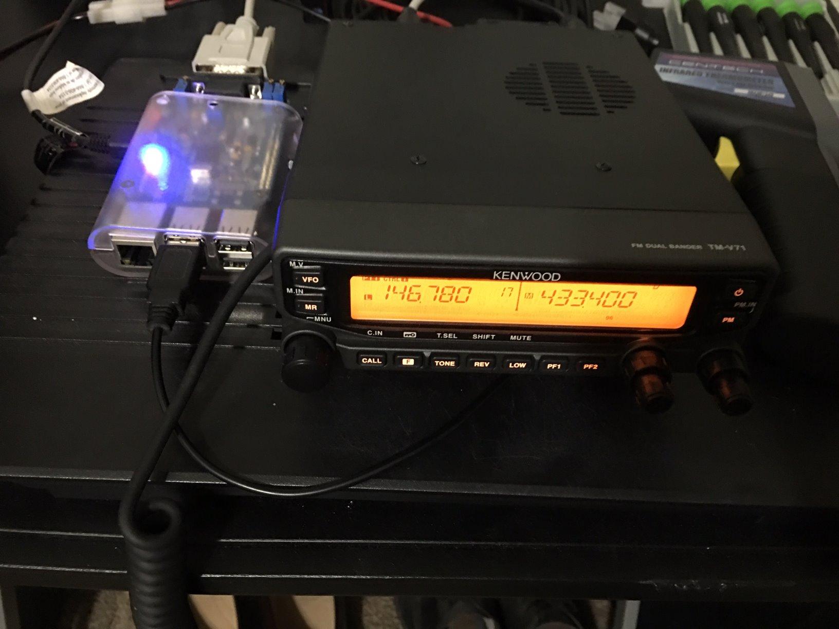 Kenwood Original TM-V71A 144/440 MHz Dual-Band Amateur Mobile Transceiver, 50 Watts, 1000 Memory, EchoLink Sysop-Mode Operation, True Dual Receive customer photo 1