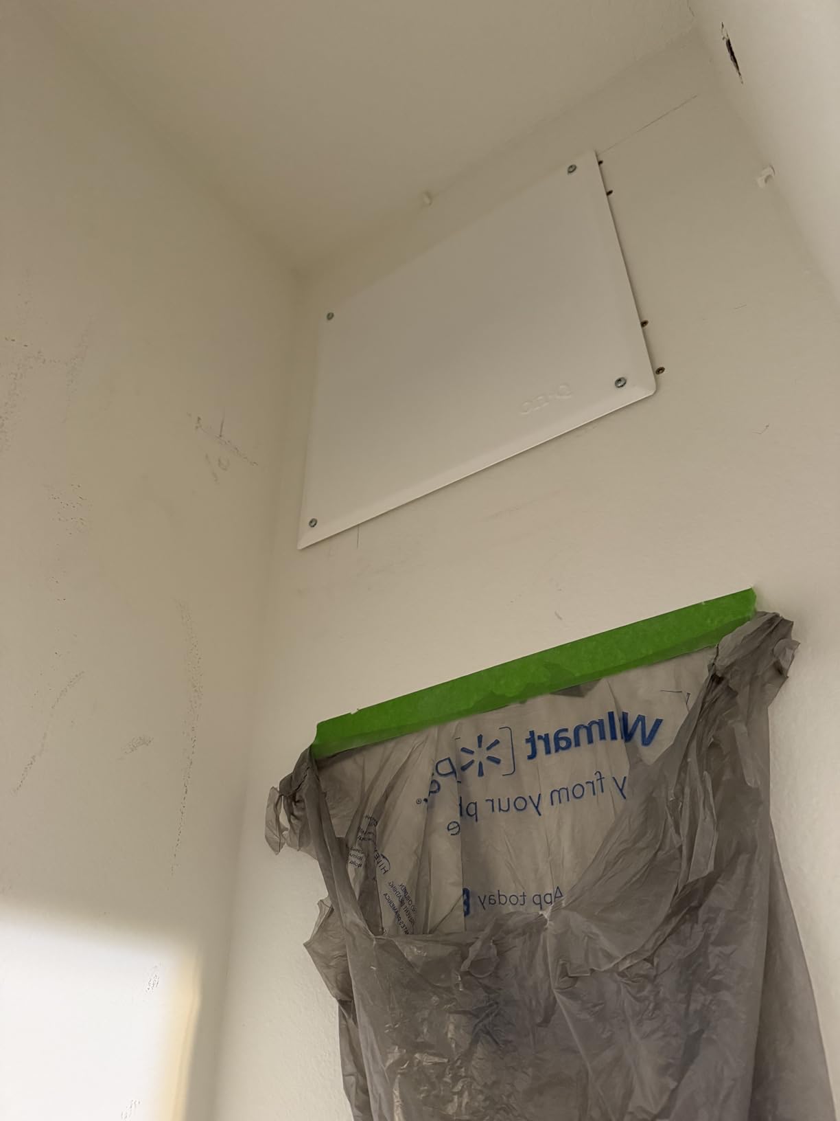 Legrand - OnQ 12 Inch Cable Management, In-Wall Media Box, Structured Wiring Enclosure, Home Networking Panel with 2.5 Inch Openings for Wires, Glossy White, EN1200 customer photo 2