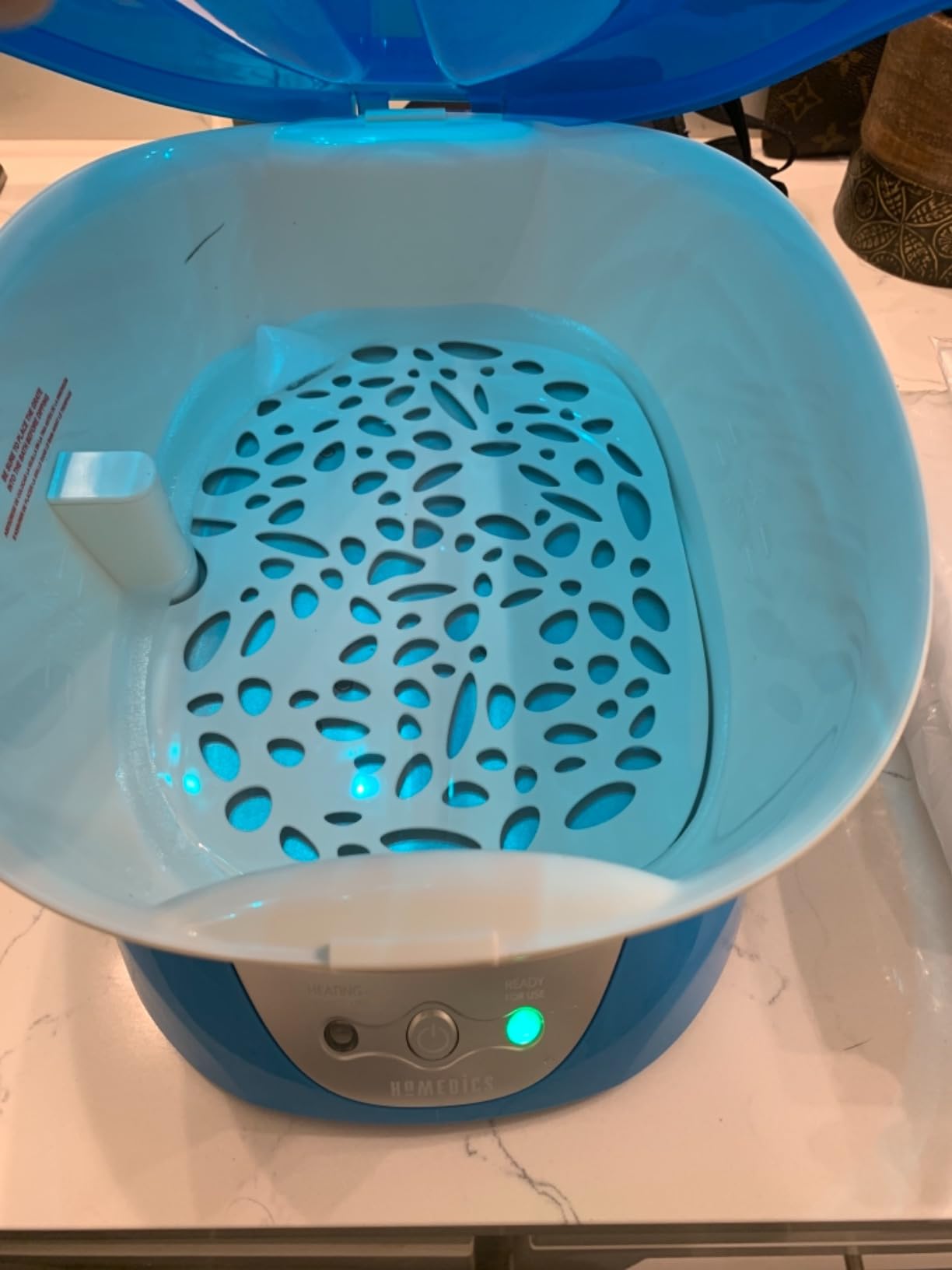 Homedics Paraffin Wax Machine for Hands - Hypoallergenic Hot Wax Hand Therapy Machine to Soothe and Moisturize Hands - Includes 3 Pounds of Wax and 20 Hand Liners customer photo 1