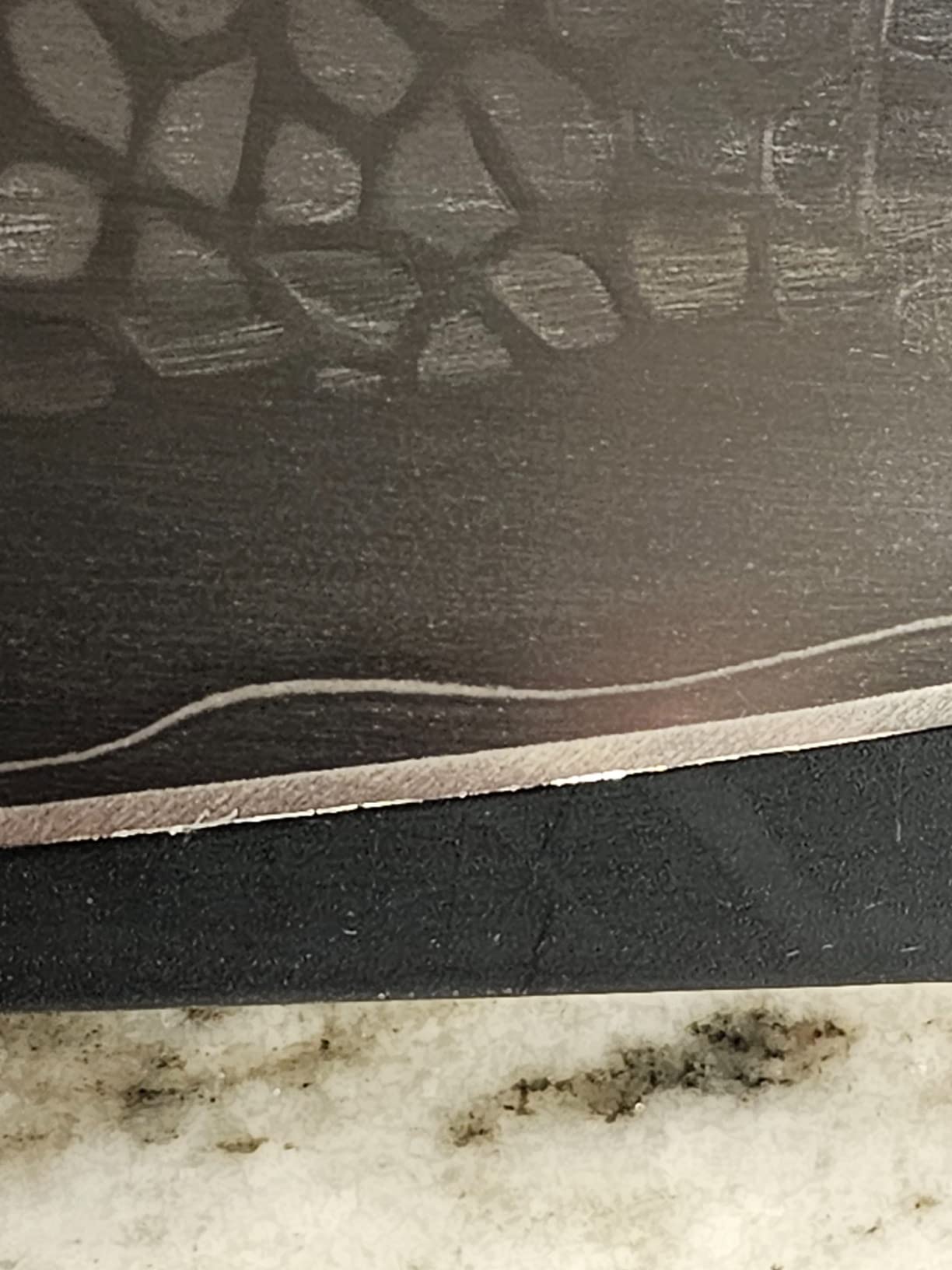 SAI 7 1/2 Inch Santoku Knife - Lightweight Japanese Stainless Steel, Razor Sharp Edge, Hand Hammered Blade, Thumb Rest, Made in Japan, SAI-03 customer photo 2