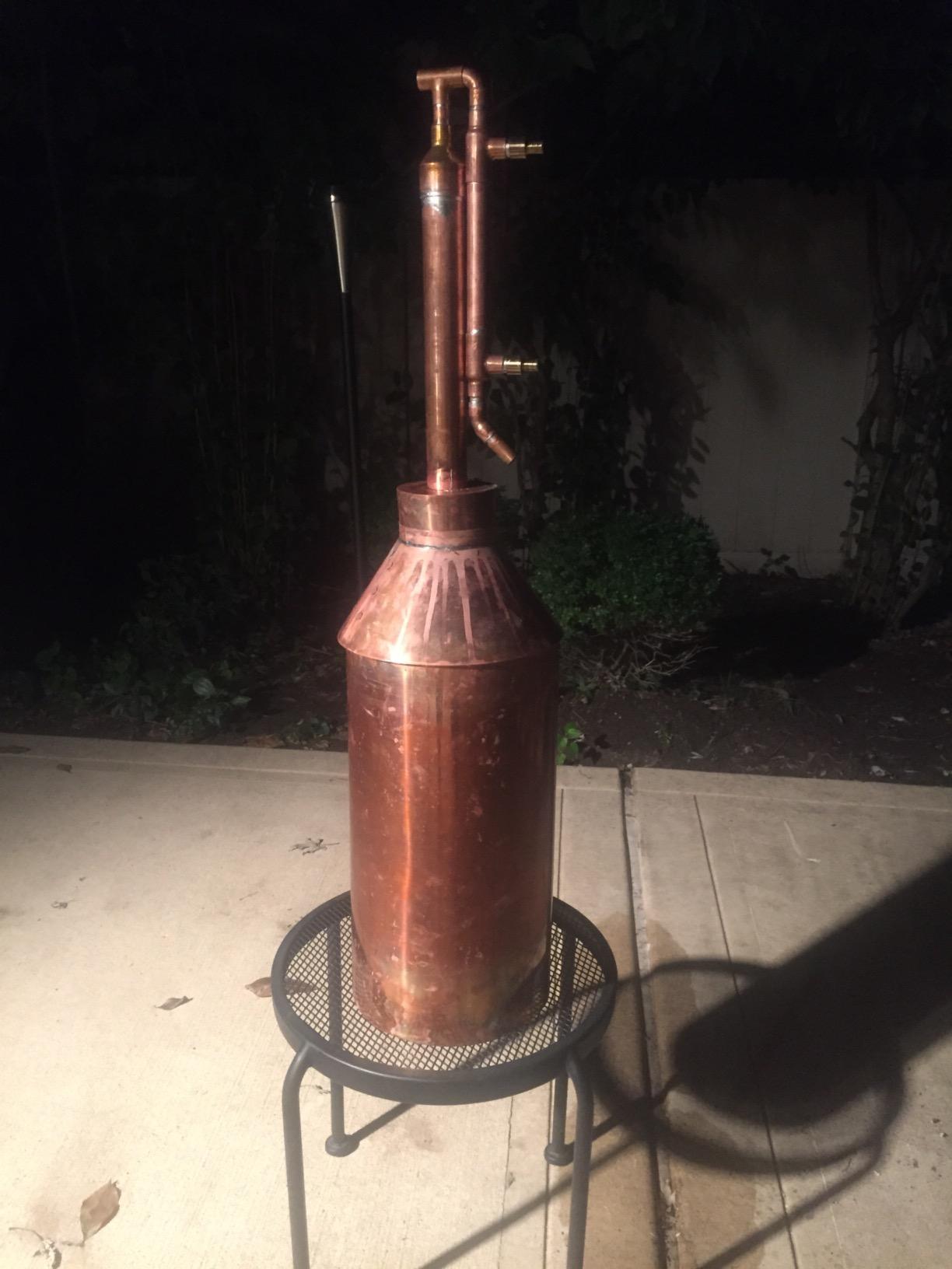 5 Gallon Copper DIY Still Kit. Made in the USA customer photo 1