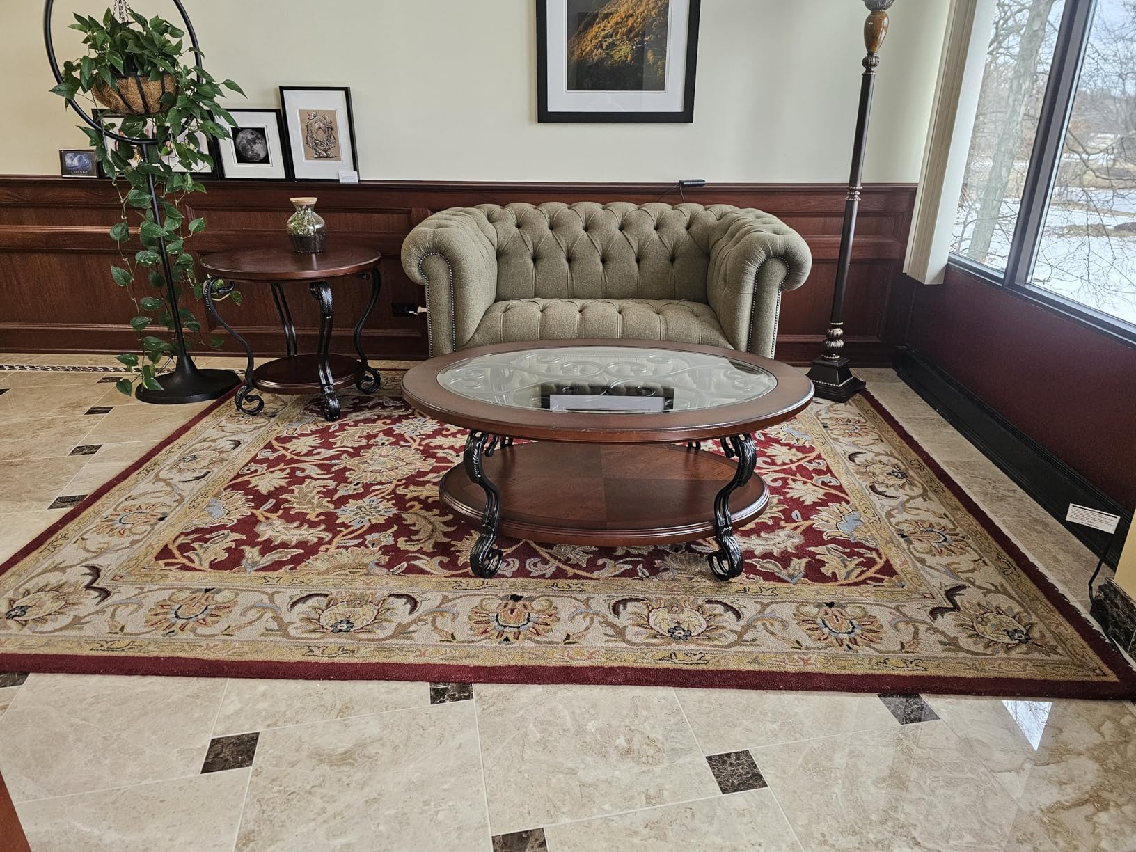 SAFAVIEH Heritage Collection Area Rug - 9' x 12', Black & Beige, Handmade Traditional Oriental Wool, Ideal for High Traffic Areas in Living Room, Bedroom (HG628B) customer photo 1