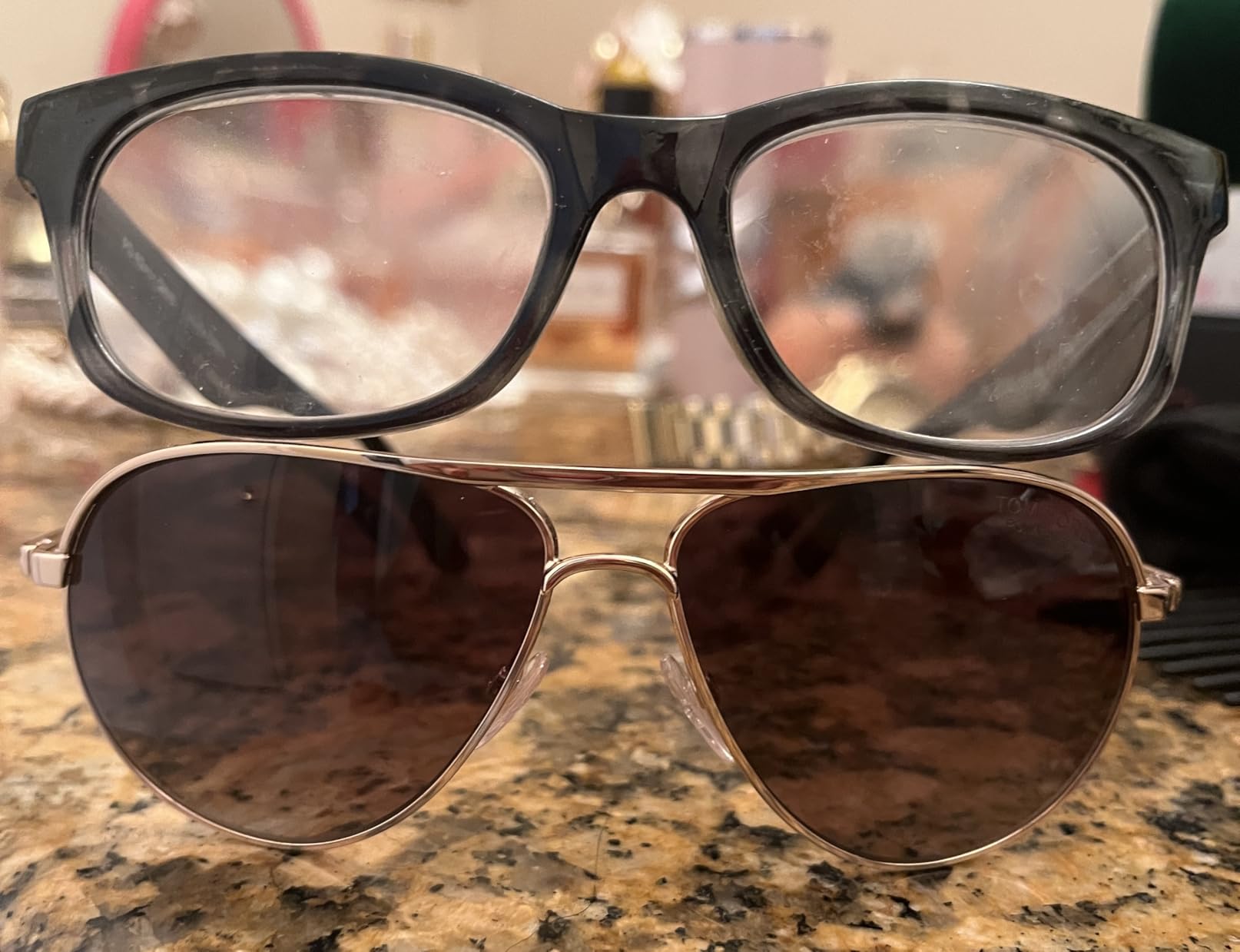 Tom Ford 0144 28D Silver 0144s Aviator Sunglasses Polarised Lens Category 3, Shiny Rose Gold, 58-13-140 customer photo 2