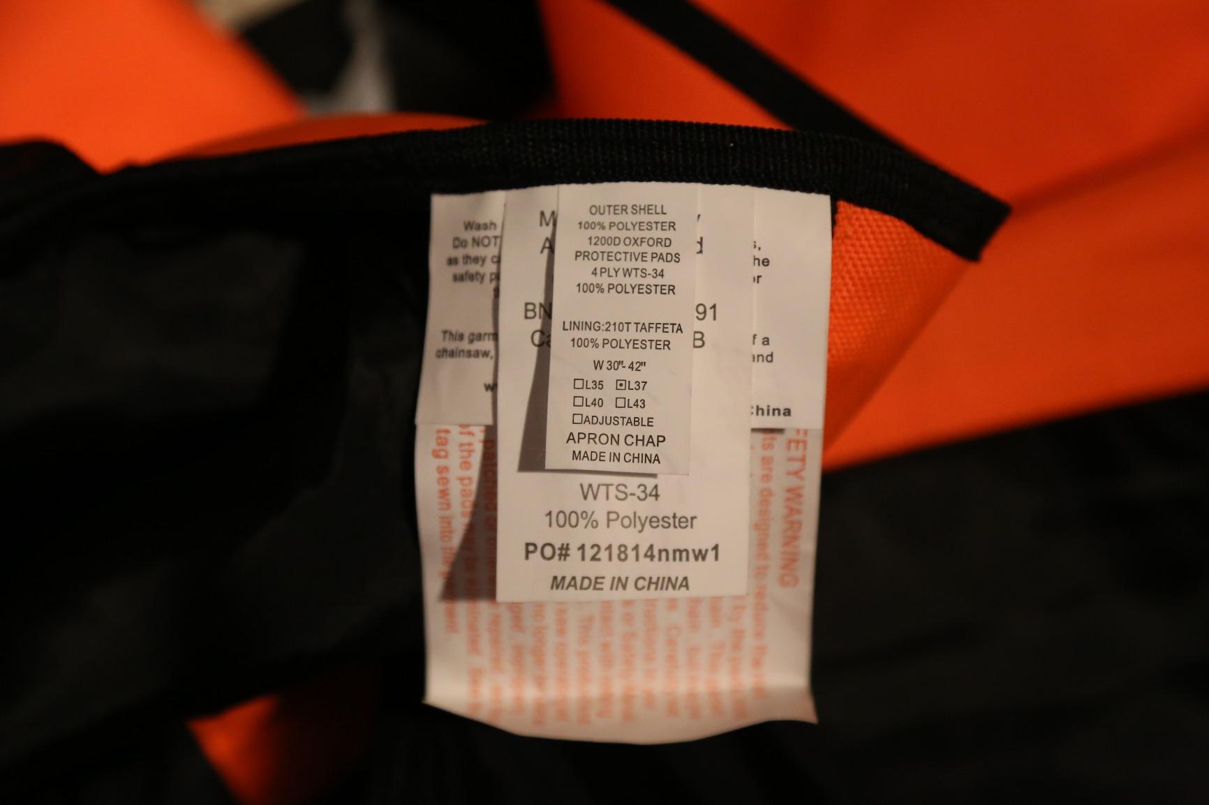 Forester Protective Clothing - OEM Forestry Cutter Combo Kit Apron Chaps Helmet Face Shield Ear Muffs Safety Glasses Arborist Equipment Chainsaw Pants Logging Tools customer photo 2