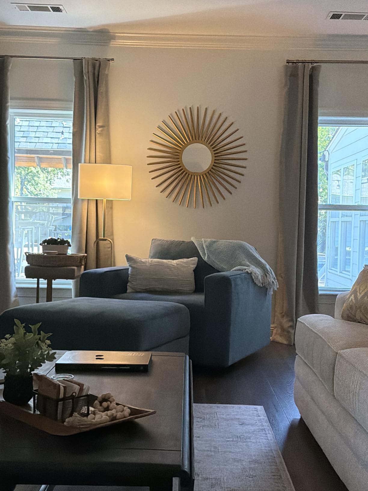 Safavieh Home Collection Sun Flair Mirror, Gold customer photo 1