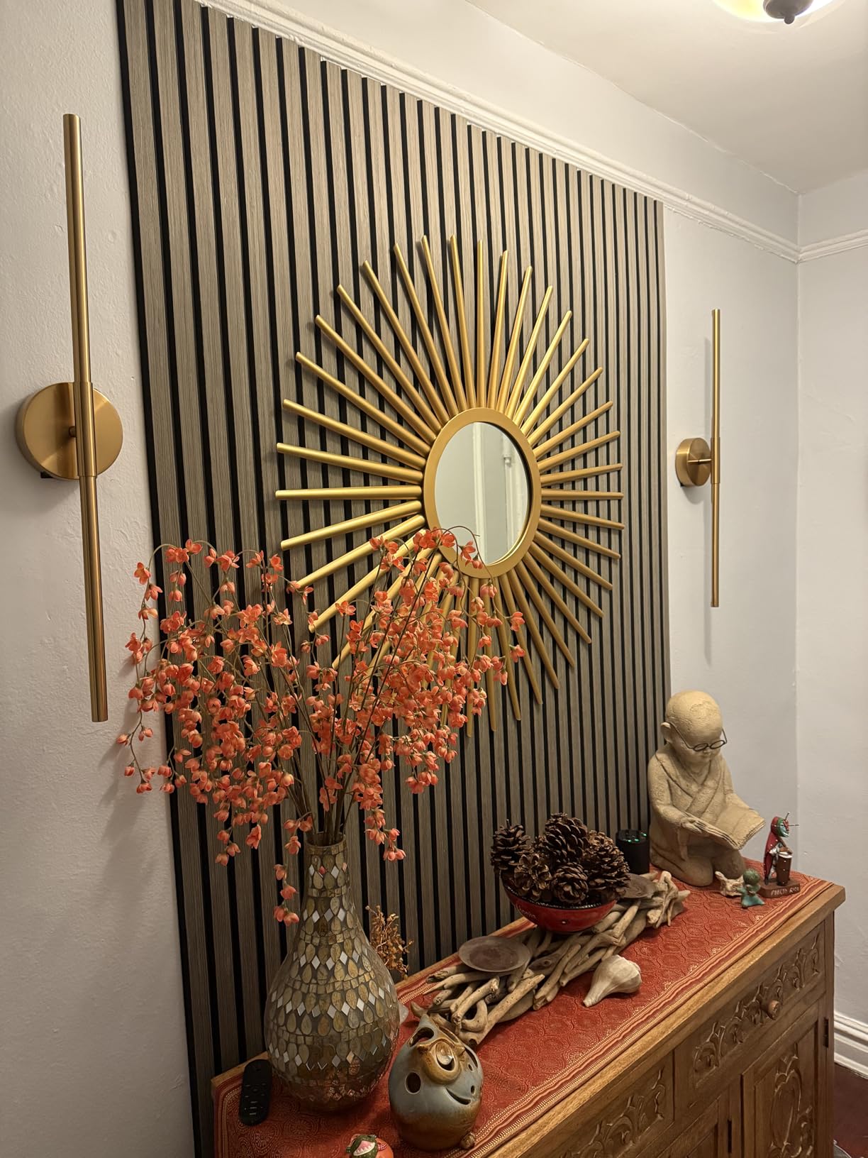 Safavieh Home Collection Sun Flair Mirror, Gold customer photo 2