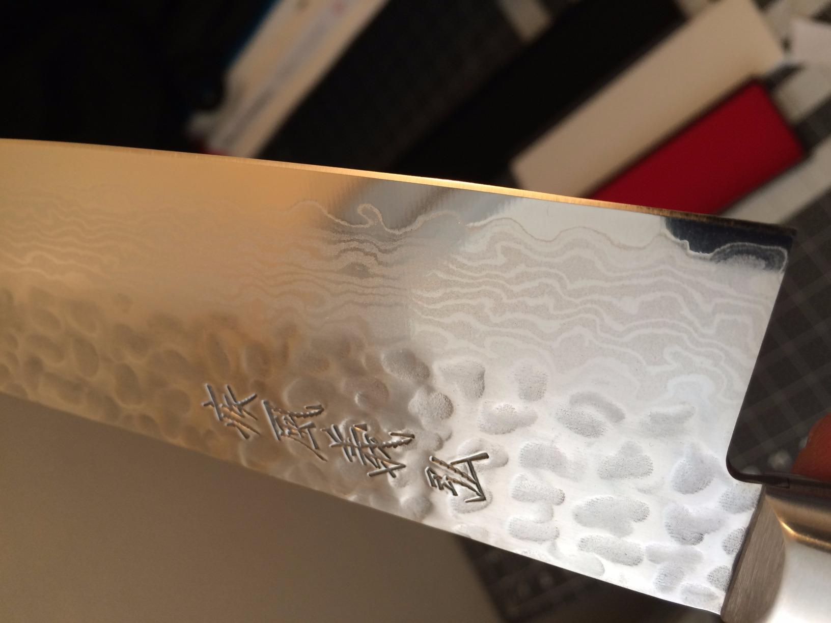 VG10 16 Layer Hammered Damascus Gyuto Japanese Chefs Knife (7