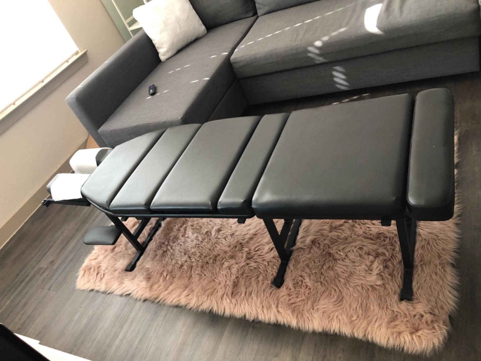 Royal Massage Sheffield 120 Chiropractic Adjusting Table - Professional Portable Drop Table for Chiropractors - Foldable with Adjustable Headrest, Thoracic & Pelvic Drops customer photo 2