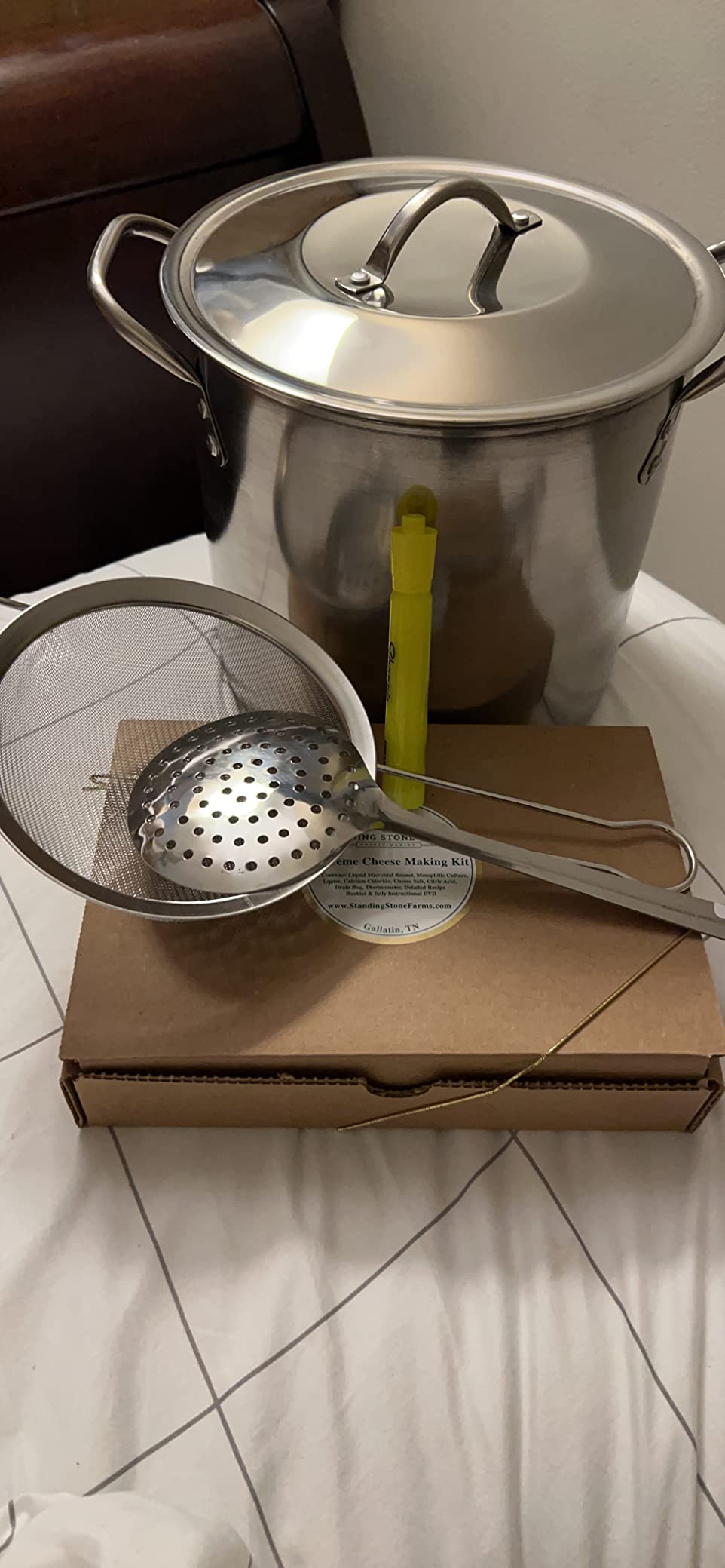 Standing Stone Farms Complete Cheese Making Kit - Includes our Award Winning Ultimate Kit plus Equipment ~ Makes Hard & Soft Cheese ~ Detailed Recipes Included customer photo 2