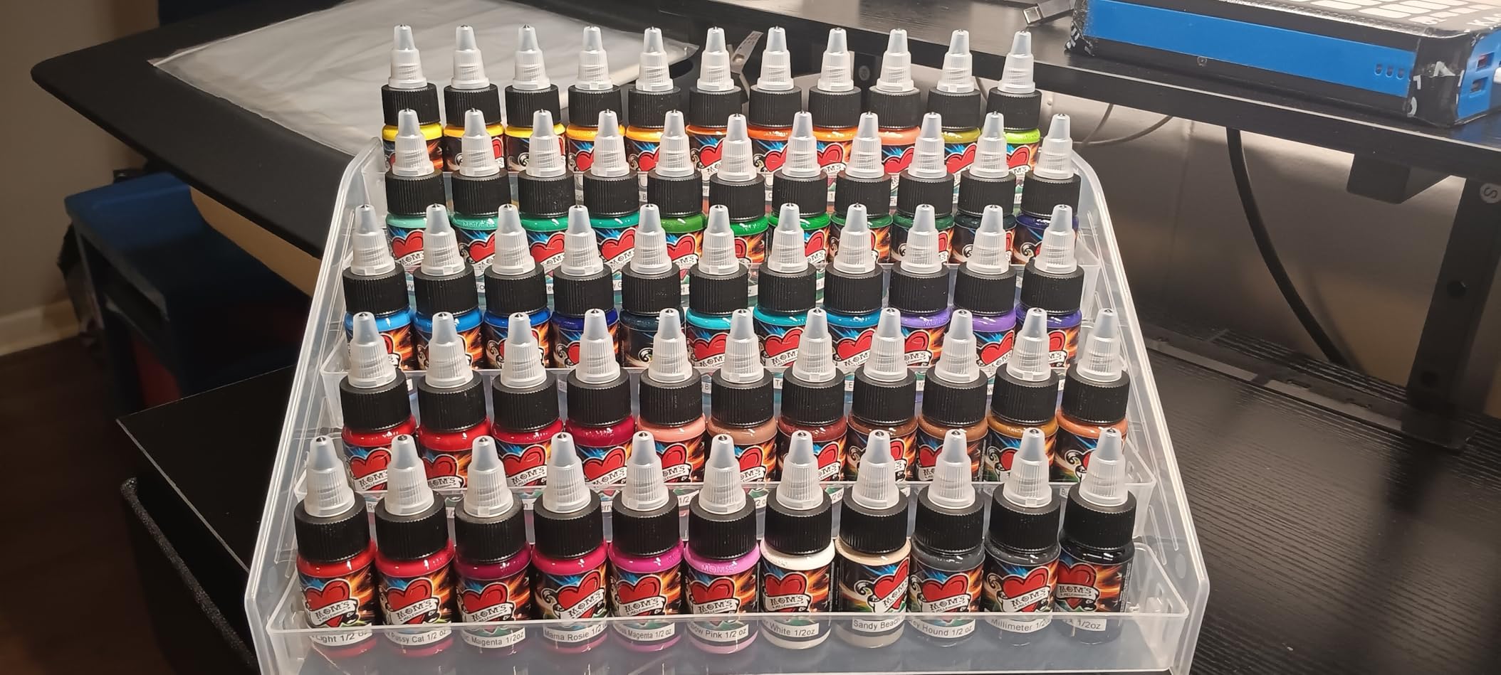 Millennium Mom's Tattoo Ink 56 Color Set 1/2 (.5) oz Bottles customer photo 1