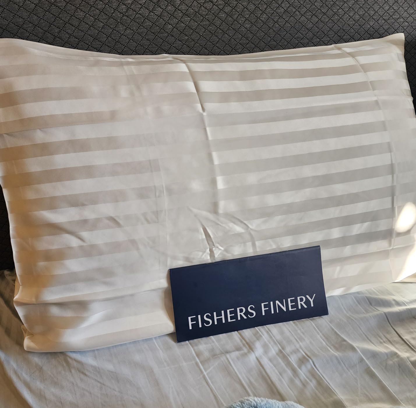 Fishers Finery 25mm 100% Pure Mulberry Silk Pillowcase (White Queen) customer photo 1