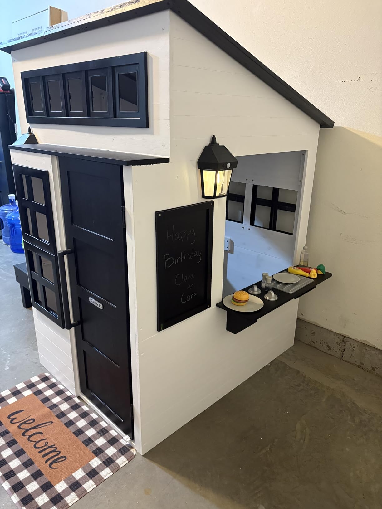 KidKraft Modern Outdoor Wooden Playhouse customer photo 1