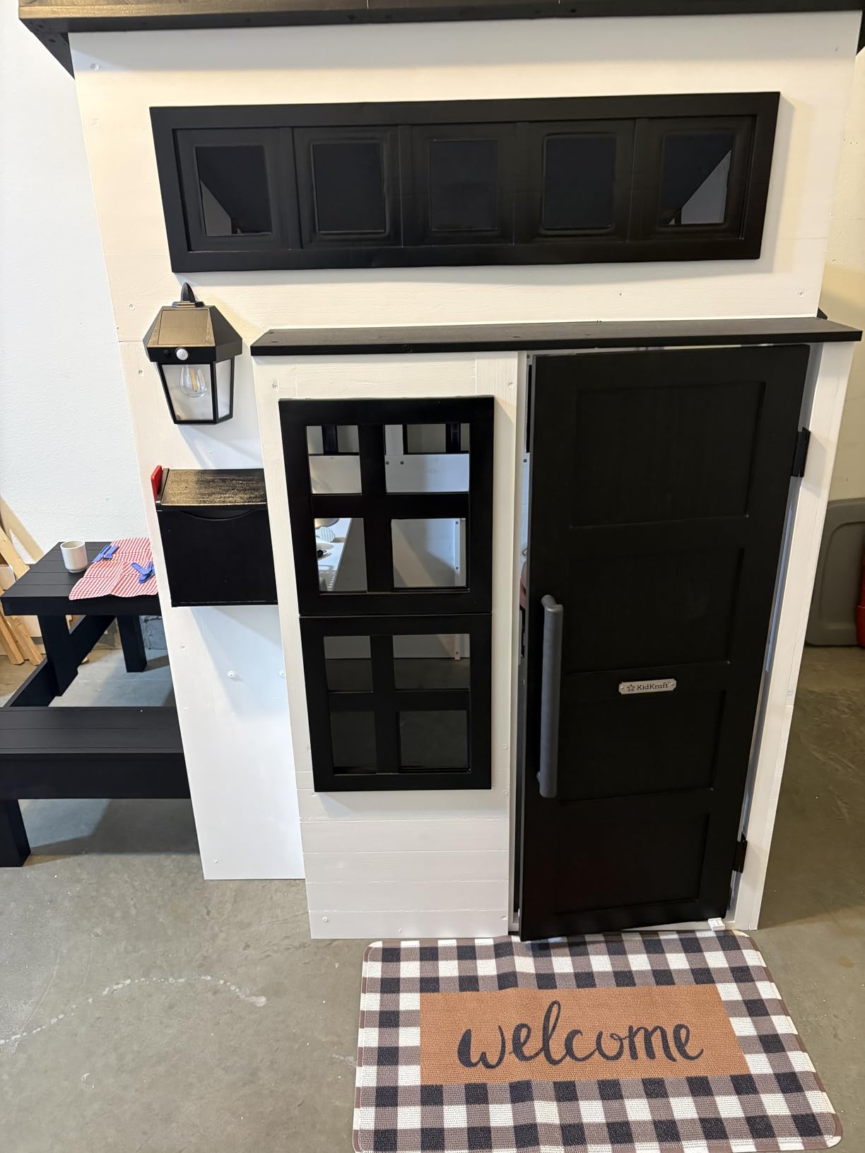 KidKraft Modern Outdoor Wooden Playhouse customer photo 2