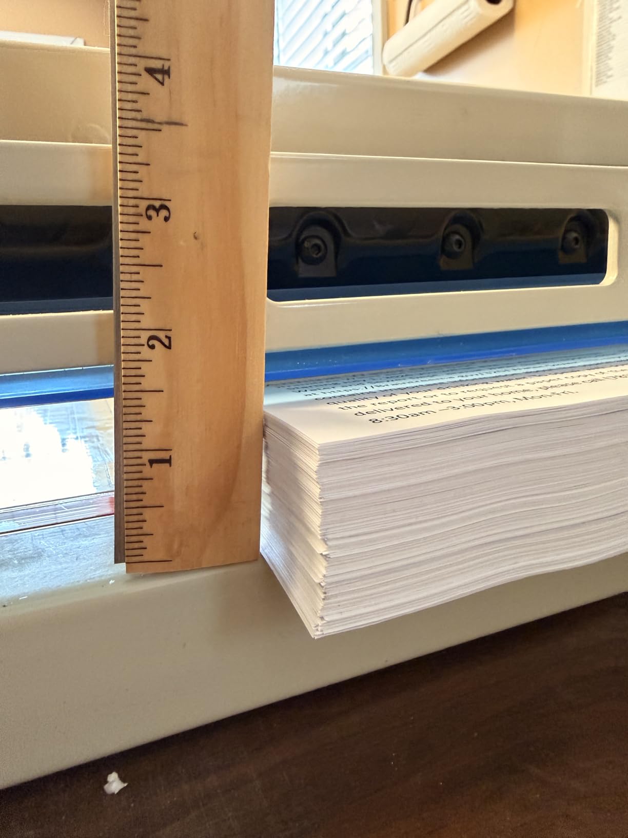 HFS(R) Heavy Duty Guillotine Paper Cutter 400 Sheet Capacity | Solid Steel Construction (A3-17