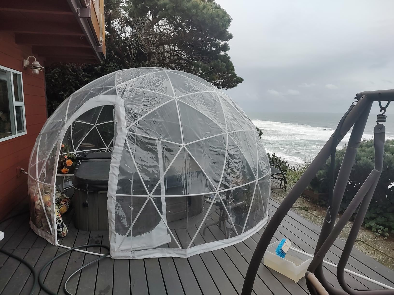 Garden Igloo - Improved Version V2 - 12' Walk-in Garden Dome Igloo customer photo 2