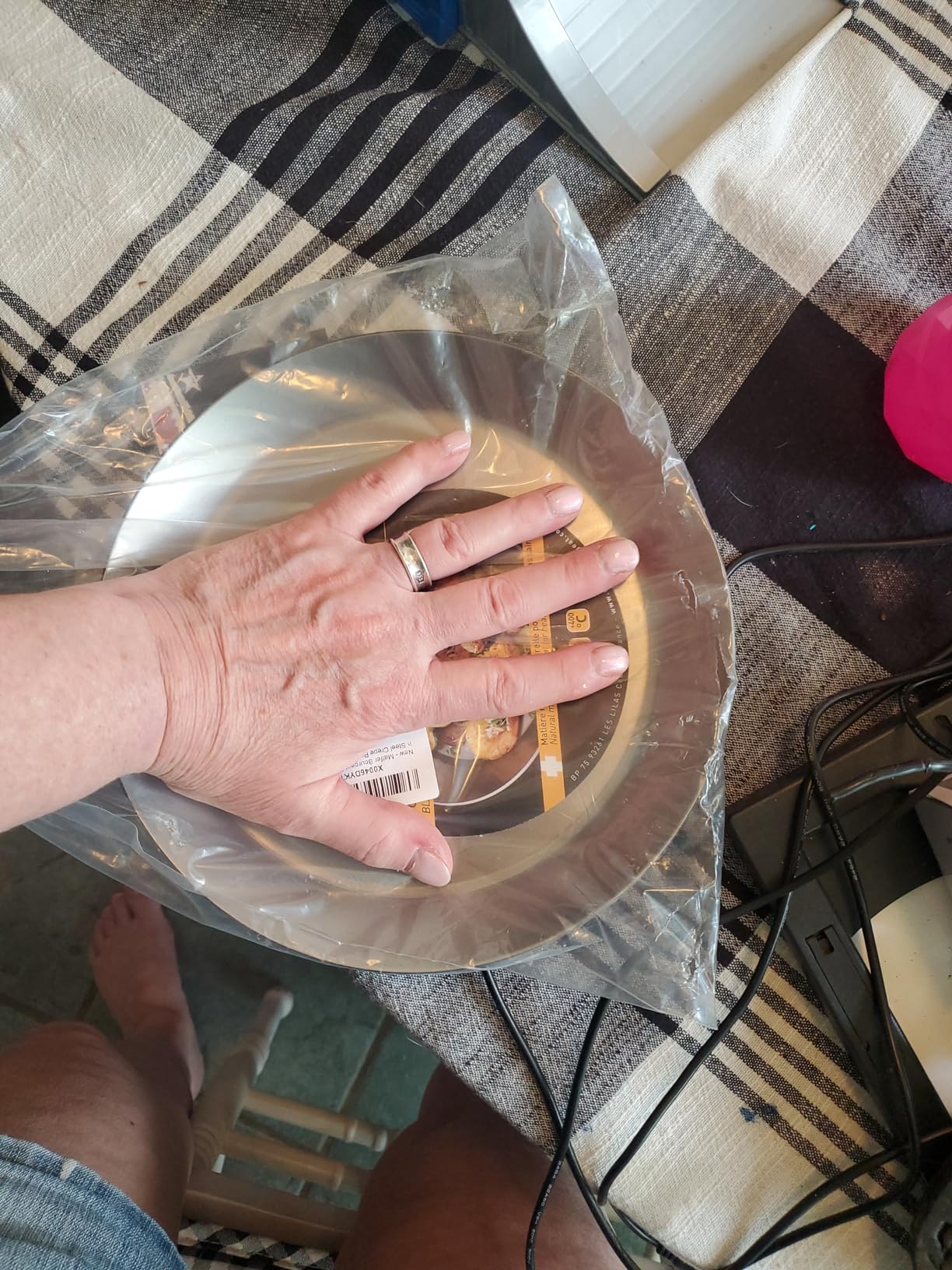 Matfer Bourgeat Black Carbon Steel Crepe Pan, 8 5/8