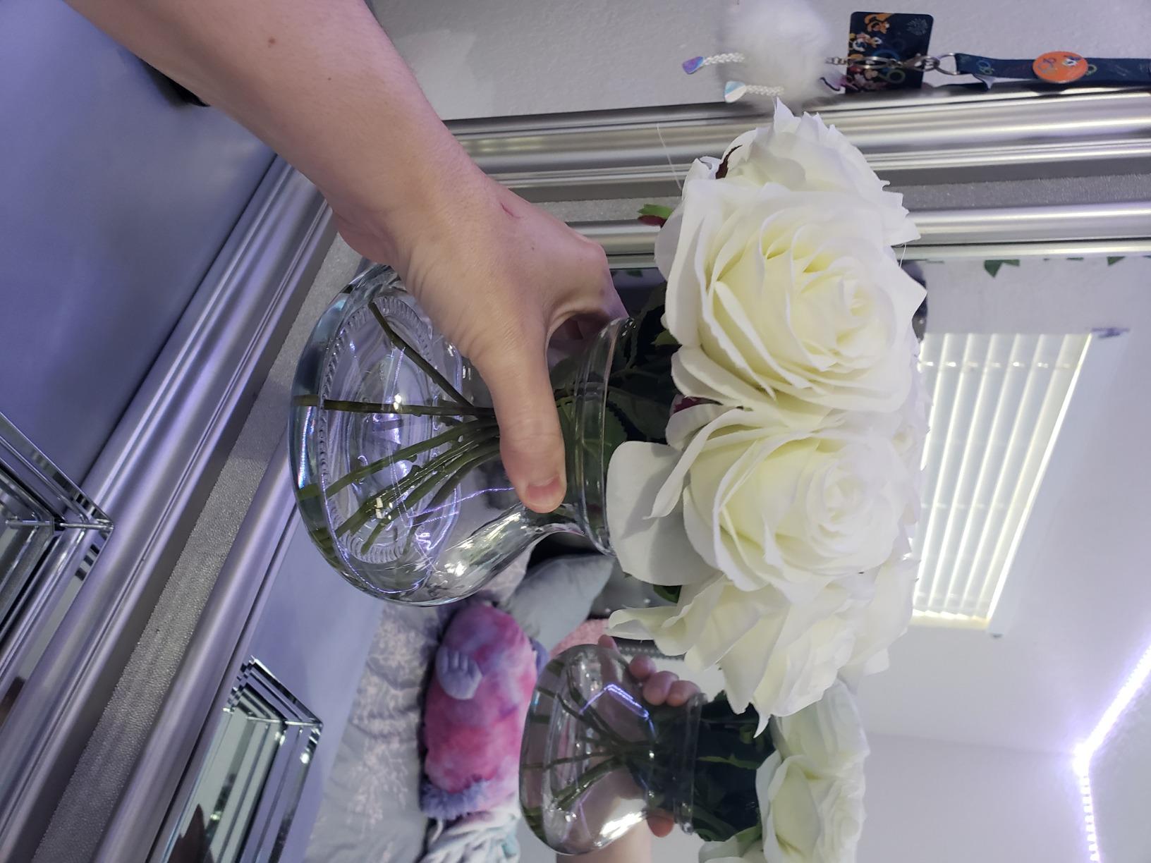 Rose Arrangement with Vase customer photo 1