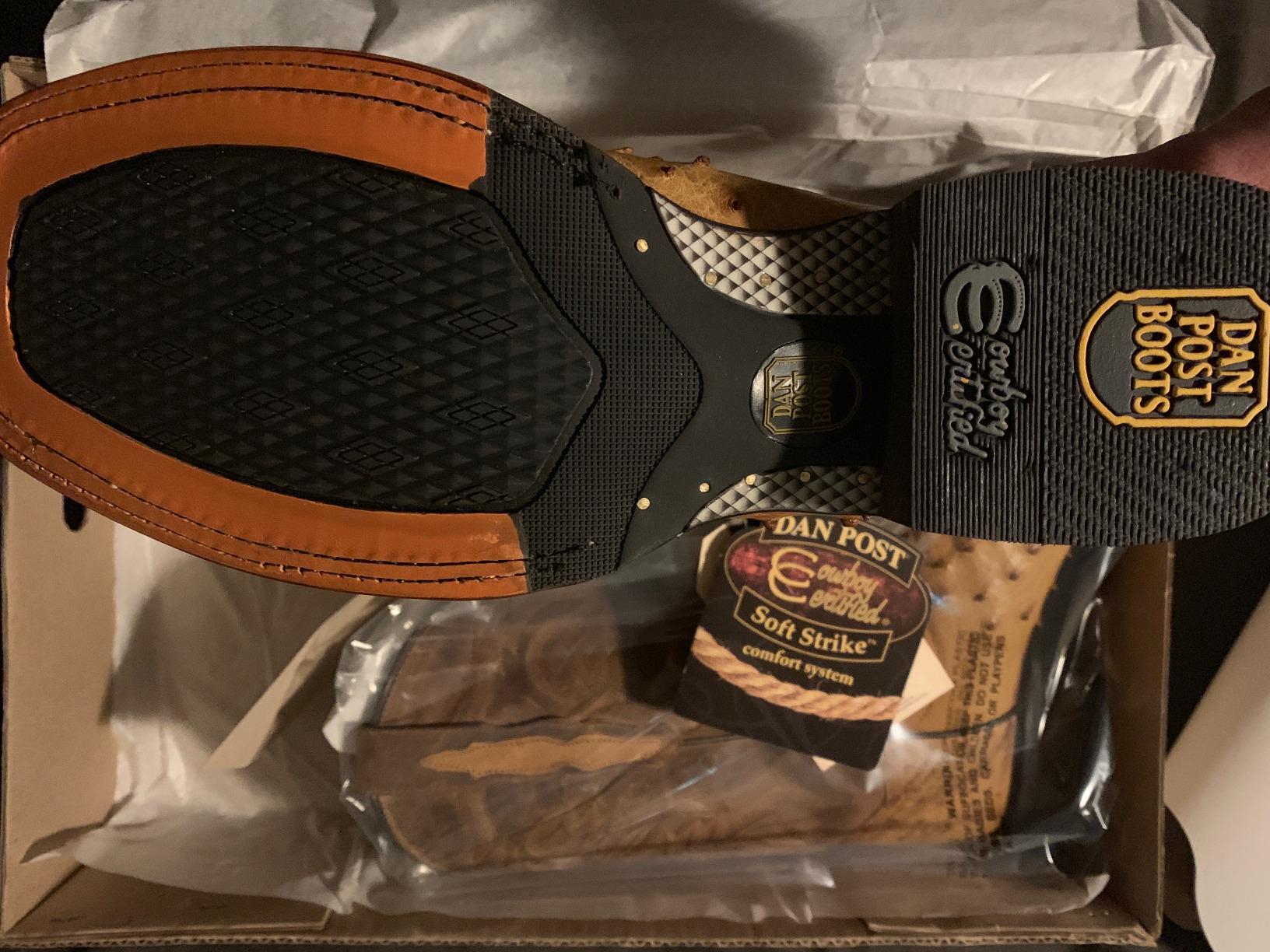 Dan Post Saddle Tan and Brown Alamosa Mens Boots DP3876 customer photo 1