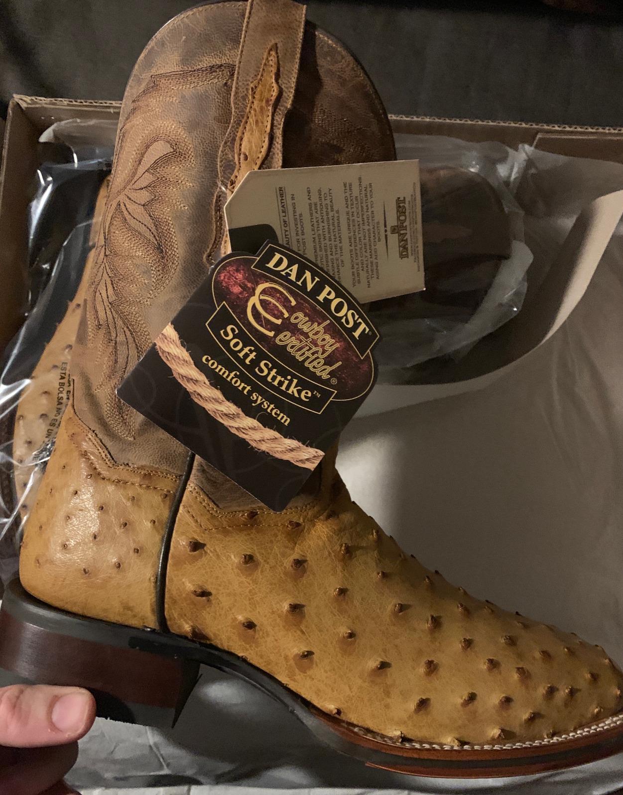 Dan Post Saddle Tan and Brown Alamosa Mens Boots DP3876 customer photo 2