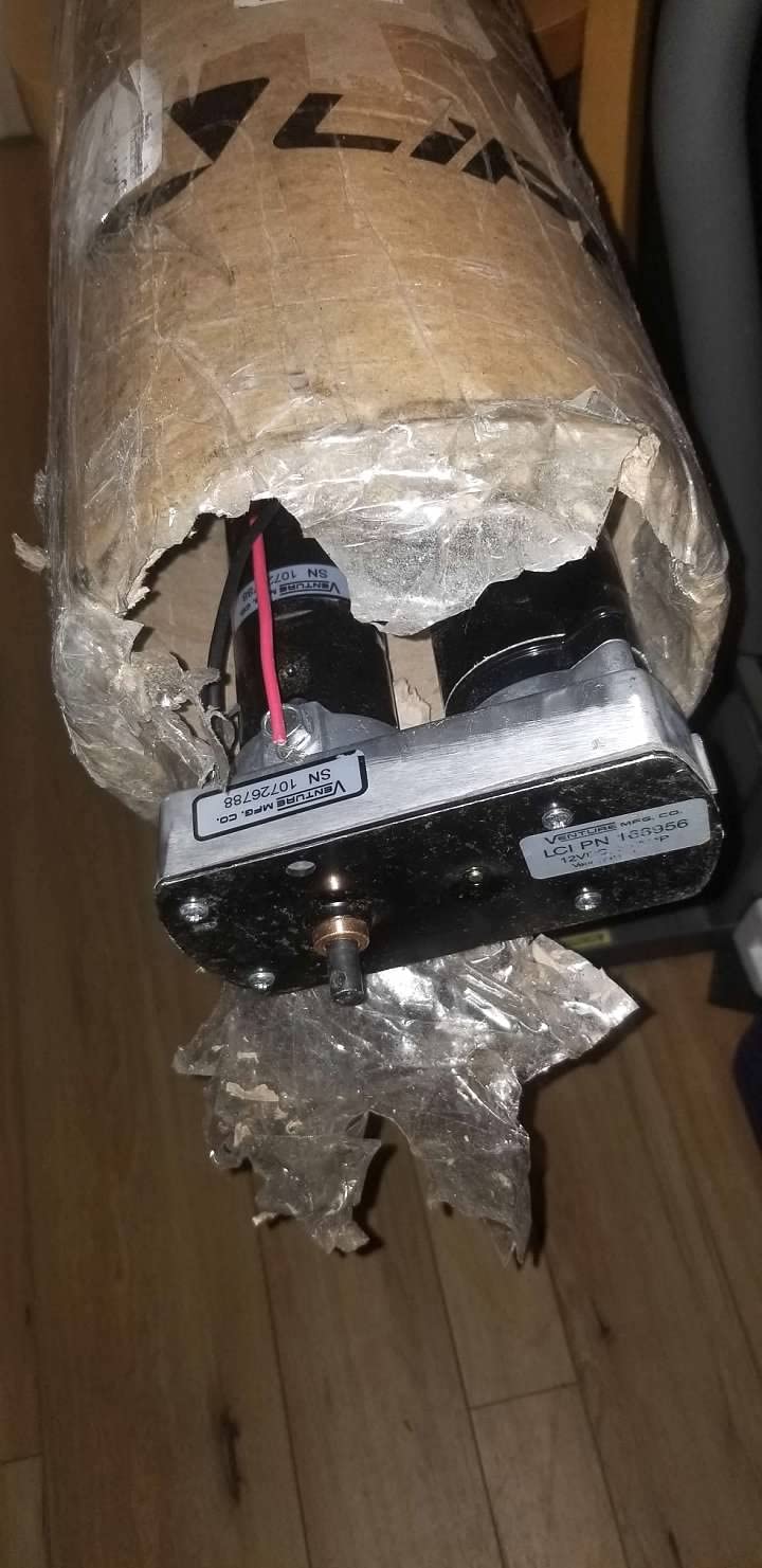 Lippert 12-Volt DC Replacement 18:1 Venture Through-Frame Slide-Out Motor Assembly with High-Speed Actuator, 30 Amps, 9,500 RPM - 168956 customer photo 1