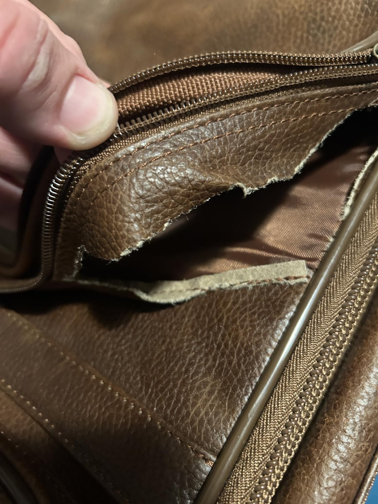 Amerileather Waxy Brown Leather Two Piece Set Traveler customer photo 1