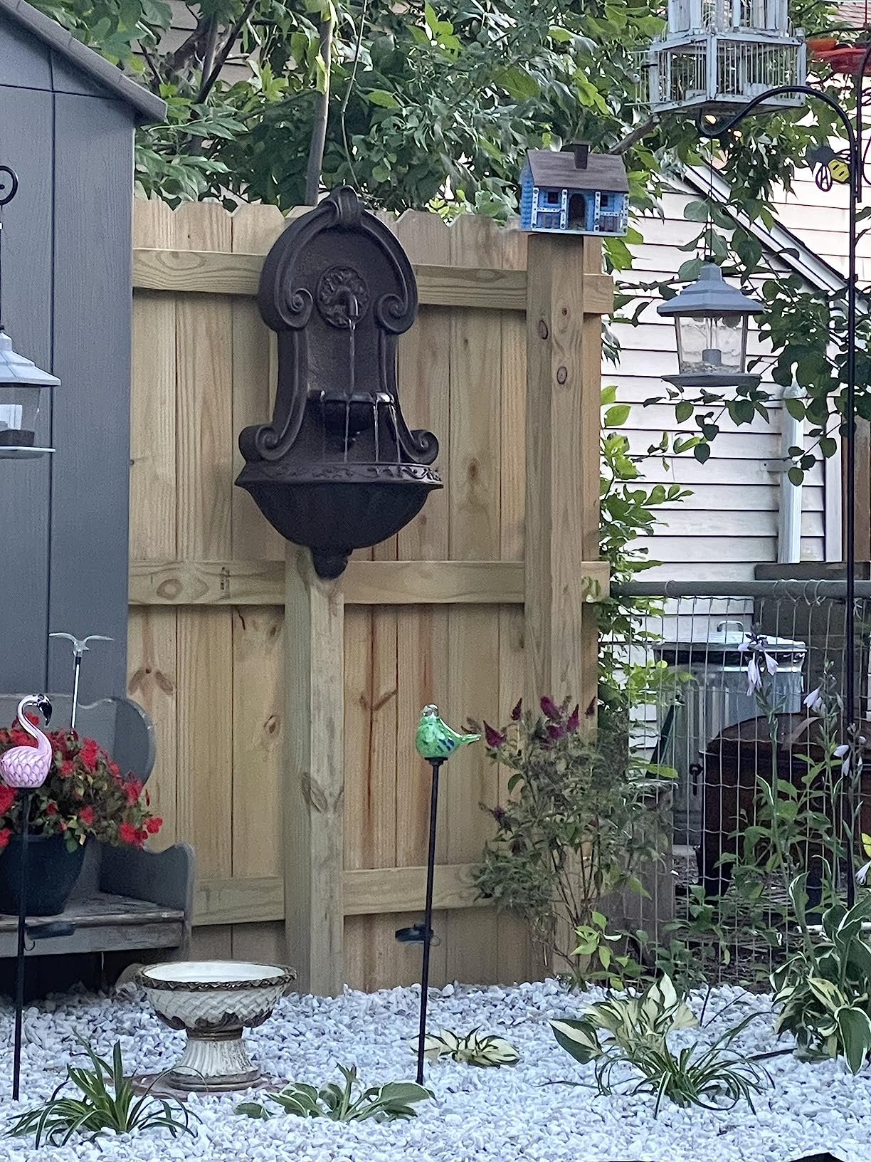 Jeco Muro Elegante Wall Fountain Finish: Copper, Brown, 33 Inch customer photo 1