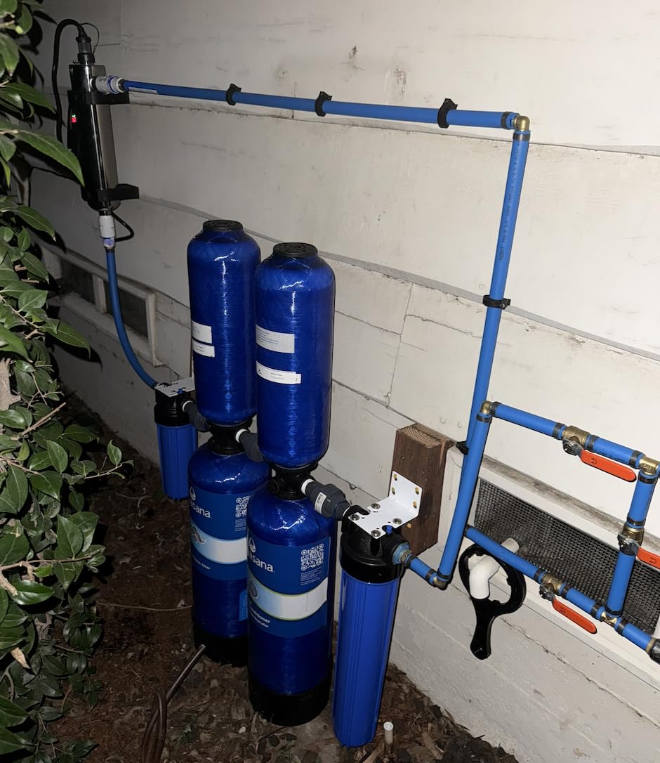 Aquasana Whole House Water Filter System | 1,000,000 Gallons | Salt-Free Softener Alternative | UV, Carbon & KDF | Tackles up to 99.99% Chlorine, Bacteria, Viruses, Cysts & Scale | EQ-1000-AST-UV customer photo 1