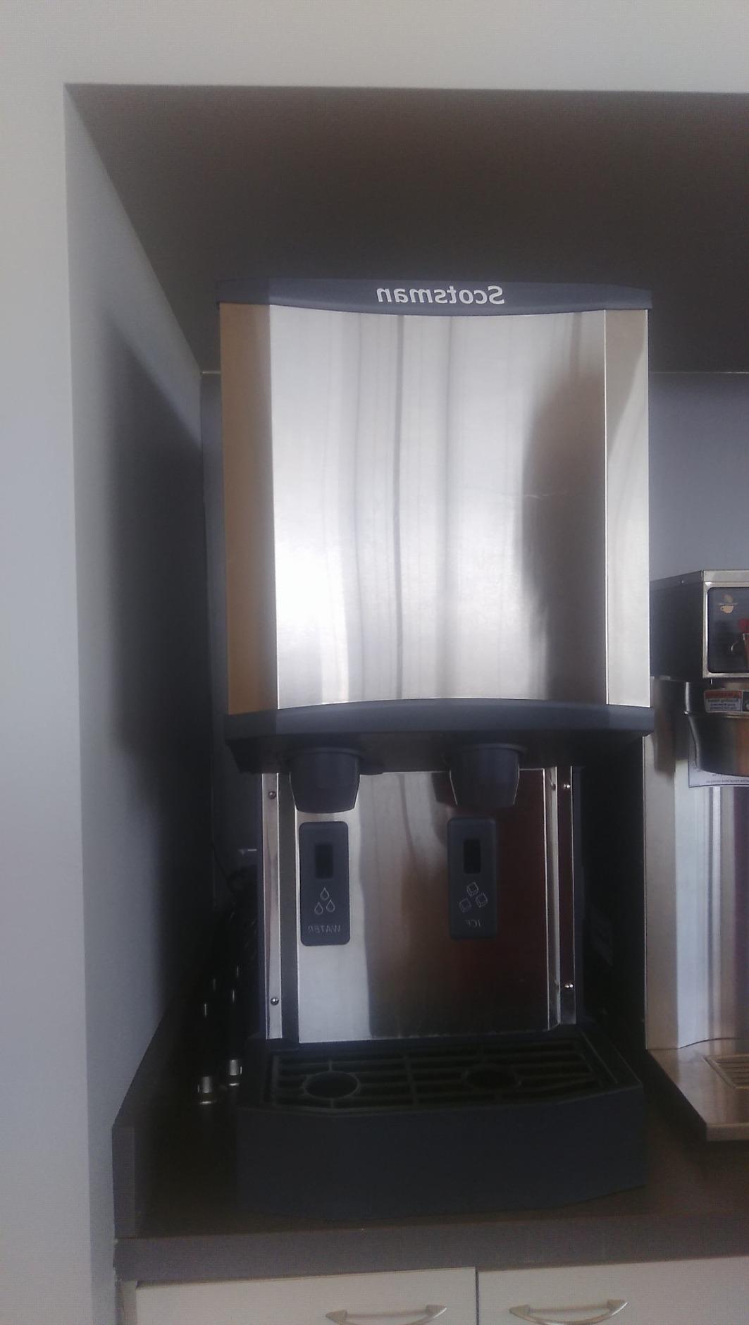 Scotsman HID312A-1, Meridian Nugget Ice & Water Dispenser, 12 lb Storage Capacity, 300 lb Daily Production, Stainless Steel, Countertop Air-Cooled, Self-Contained Refrigeration, 115v, NSF customer photo 1