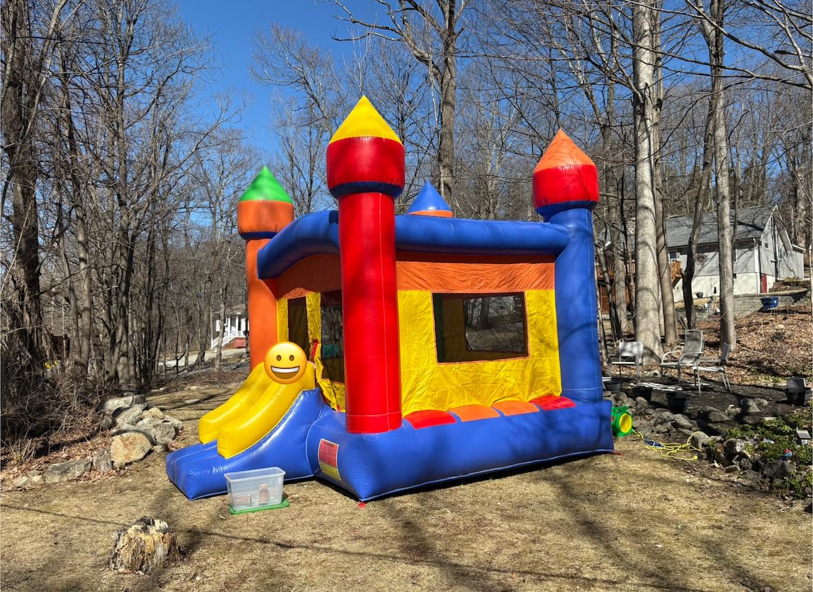 Commercial Grade Bounce House 100% PVC Castle Jump Inflatable Only customer photo 1