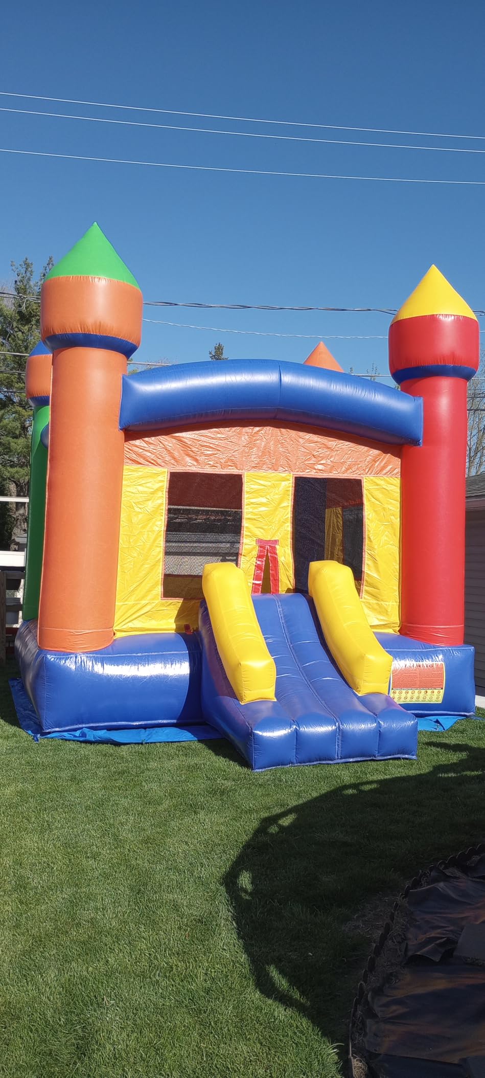 Commercial Grade Bounce House 100% PVC Castle Jump Inflatable Only customer photo 2