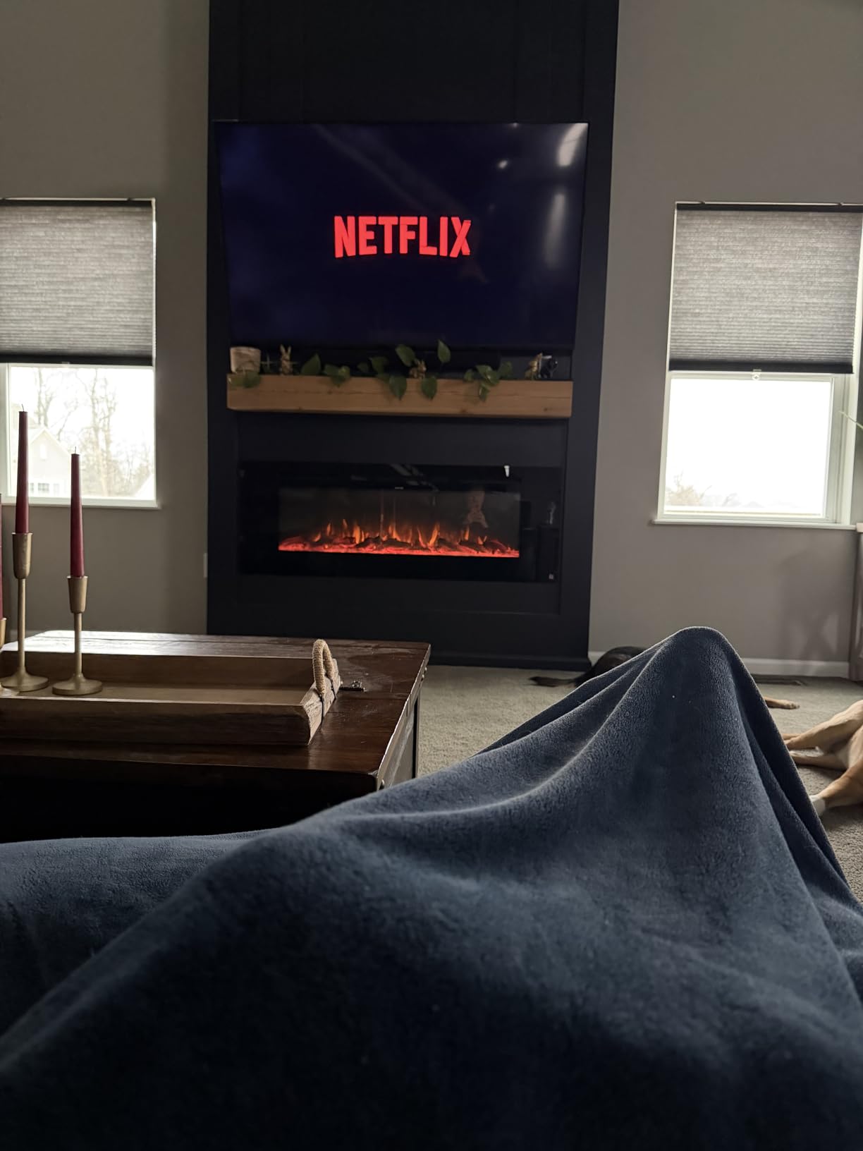 Touchstone Smart Electric Fireplace-The Sideline 60