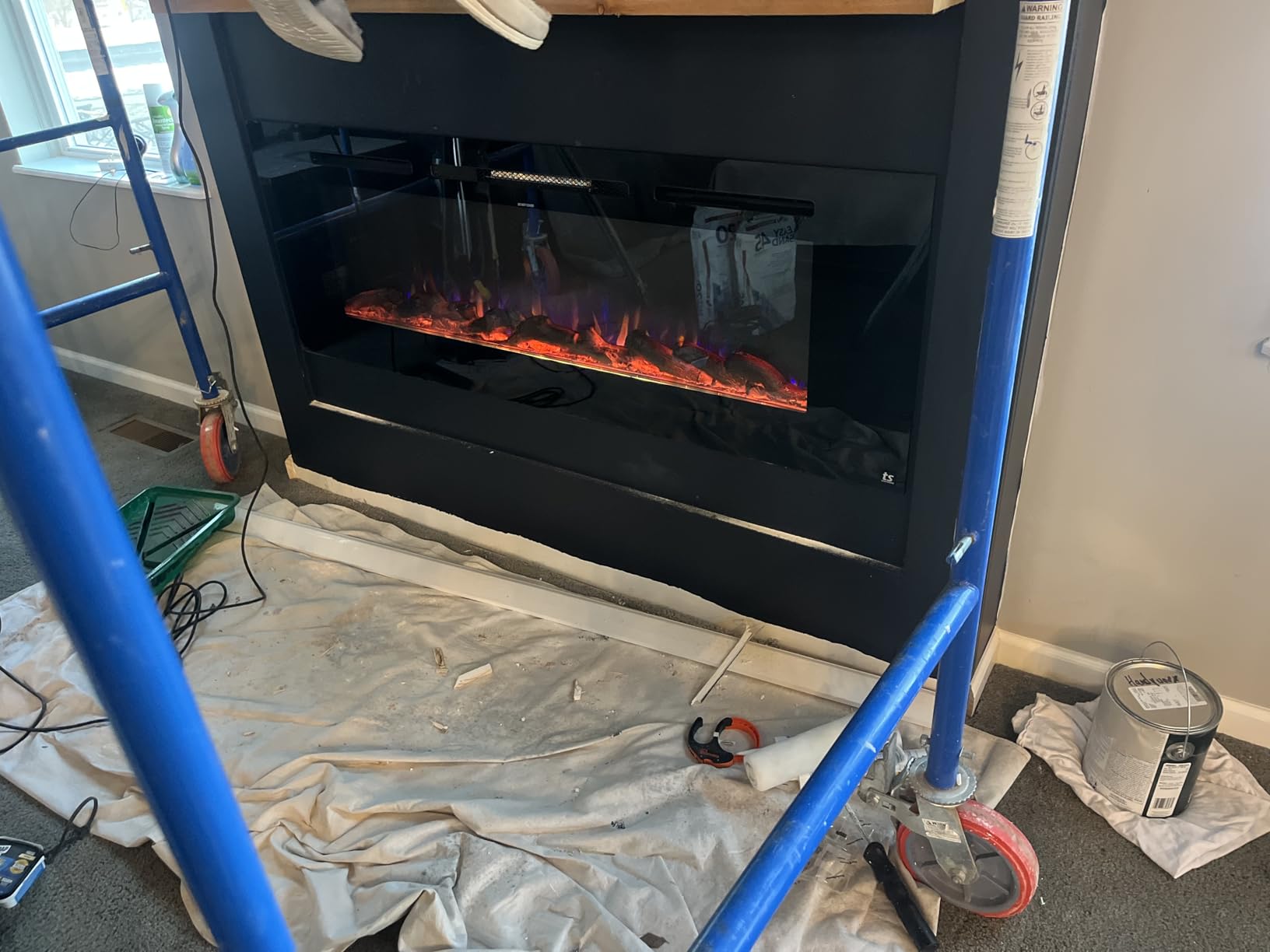 Touchstone Smart Electric Fireplace-The Sideline 60