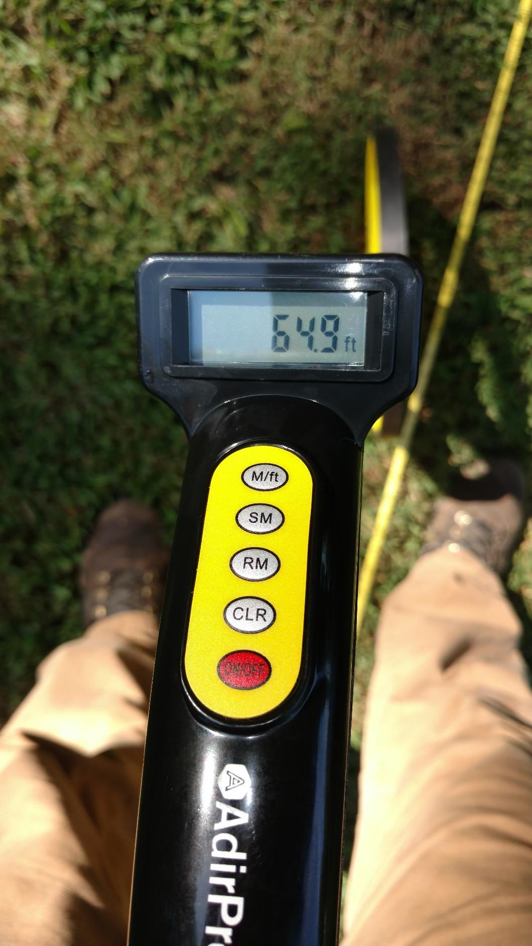 AdirPro Digital Distance Measuring Wheel - Large Digital LCD Display - 12 Commercial Grade Feet-Inch - Free Carrying Bag customer photo 1