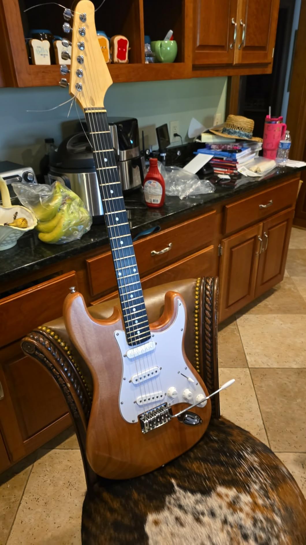 BexGears DIY Electric Guitar Kits, Okoume Body Maple Neck & Composite Ebony Fingerboard customer photo 1