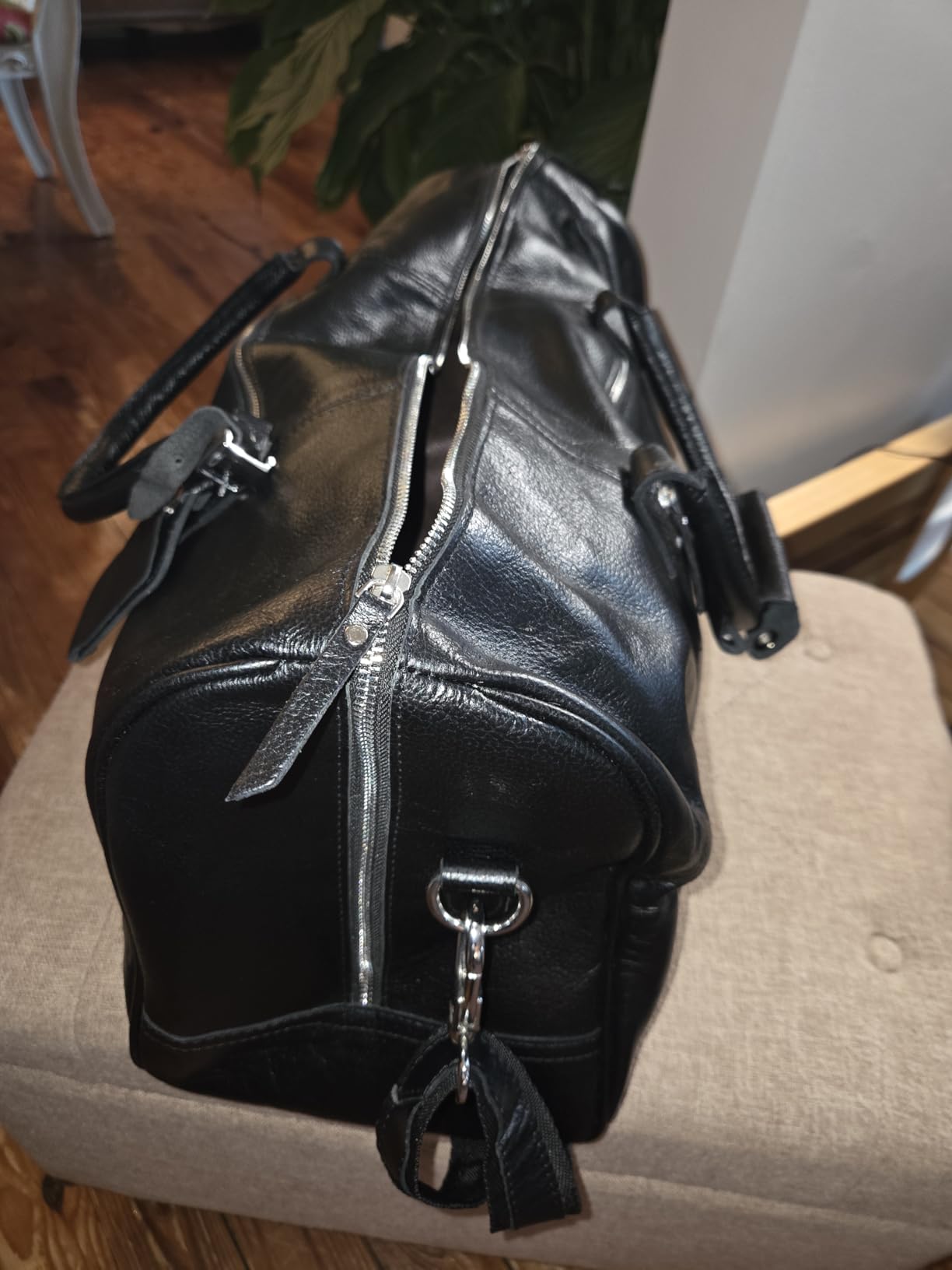 Handmade Leather Travel Duffel Bag - Airplane Underseat Carry On Bags by Rustic Town customer photo 1