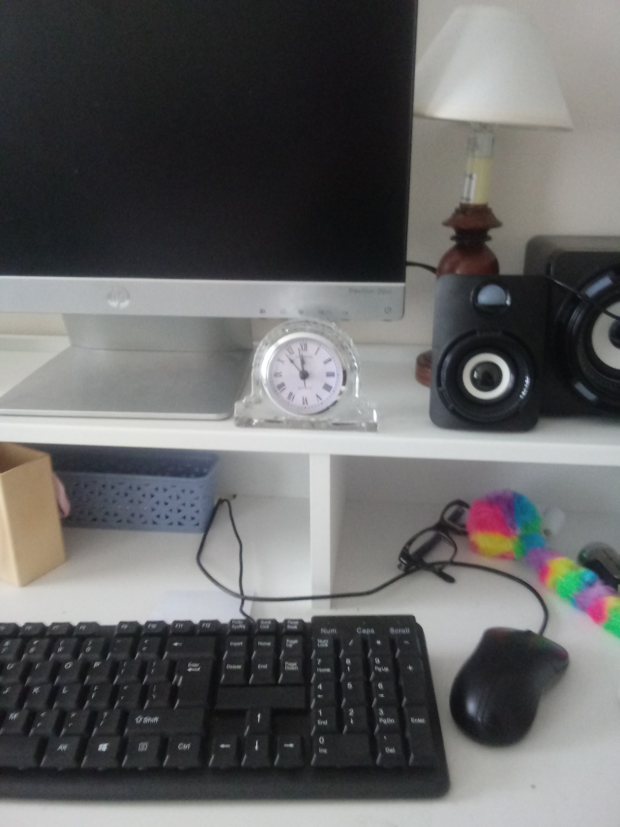 Godinger Mantle Clock, Desk Clock, Tabletop Clock, Office Clock, Crystal Clock customer photo 2