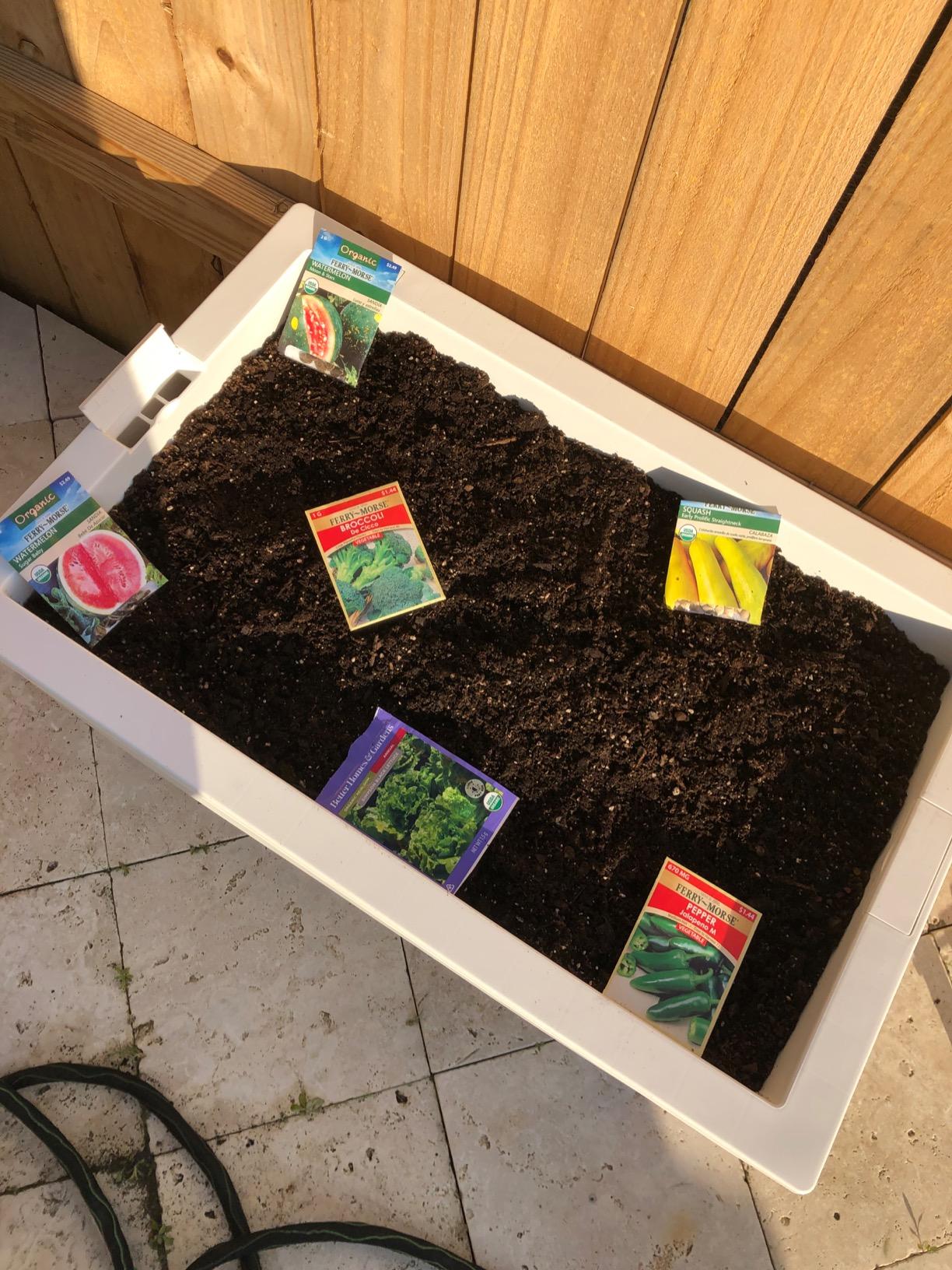 Glowpear Self Watering Planter Box - 29.5