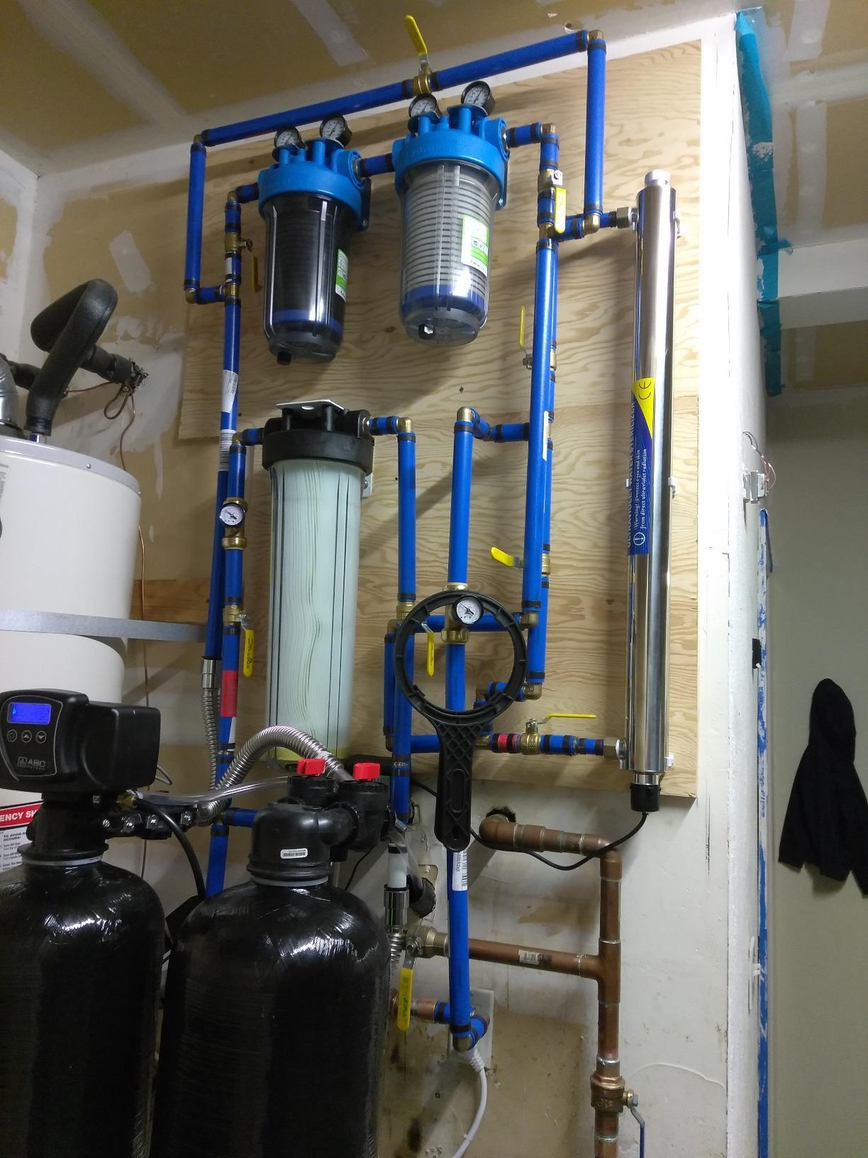 Bluonics Ultraviolet Light UV Water Purifier Filter for Whole House Water Purification 12 GPM 55W 110V, 3/4