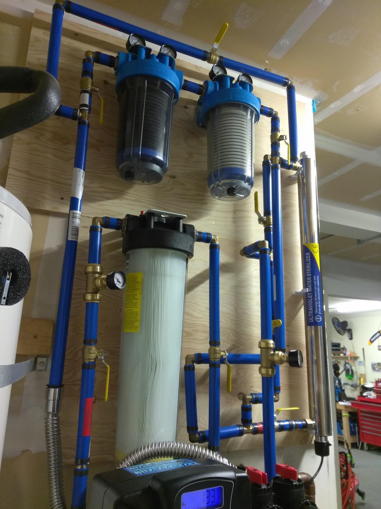 Bluonics Ultraviolet Light UV Water Purifier Filter for Whole House Water Purification 12 GPM 55W 110V, 3/4