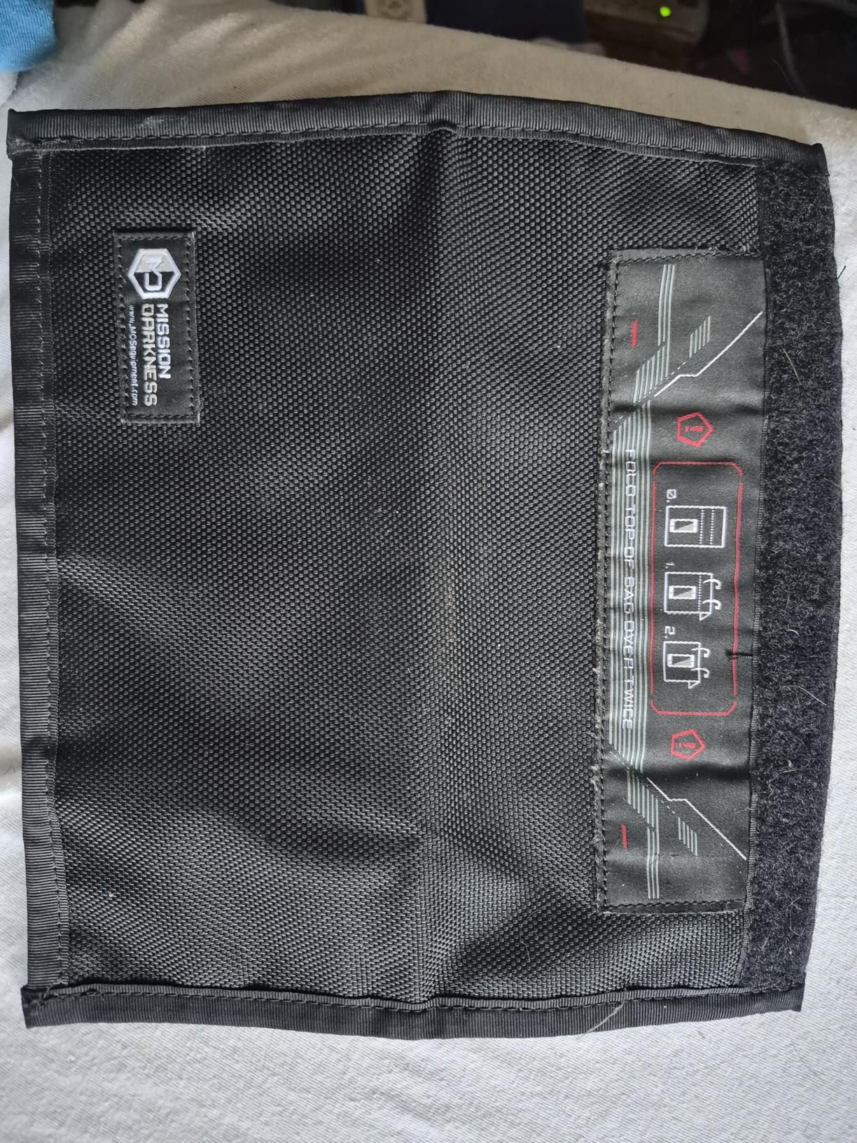 Mission Darkness Non-Window Faraday Bag for Phones // Signal Blocking Faraday Cage Prevents Hacking Tracking Spying, Device Shielding for Law Enforcement Military Digital Forensics, EMP CME Protection customer photo 2