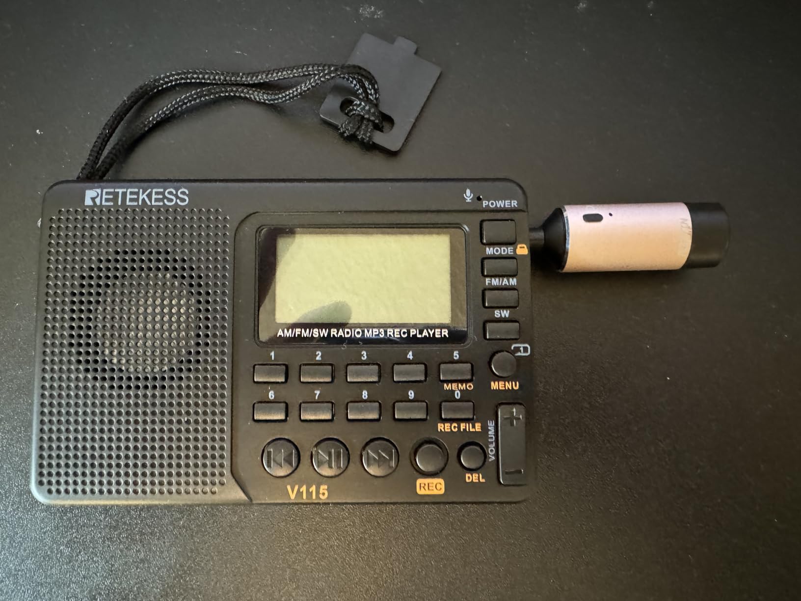 Retekess V115 Shortwave Radio, Digital Radio AM FM, Shortwave Receiver with 1000mAh Rechargeable Battery, Presets, TF/AUX Playback and Recording, Bass Speaker, for Camping customer photo 2