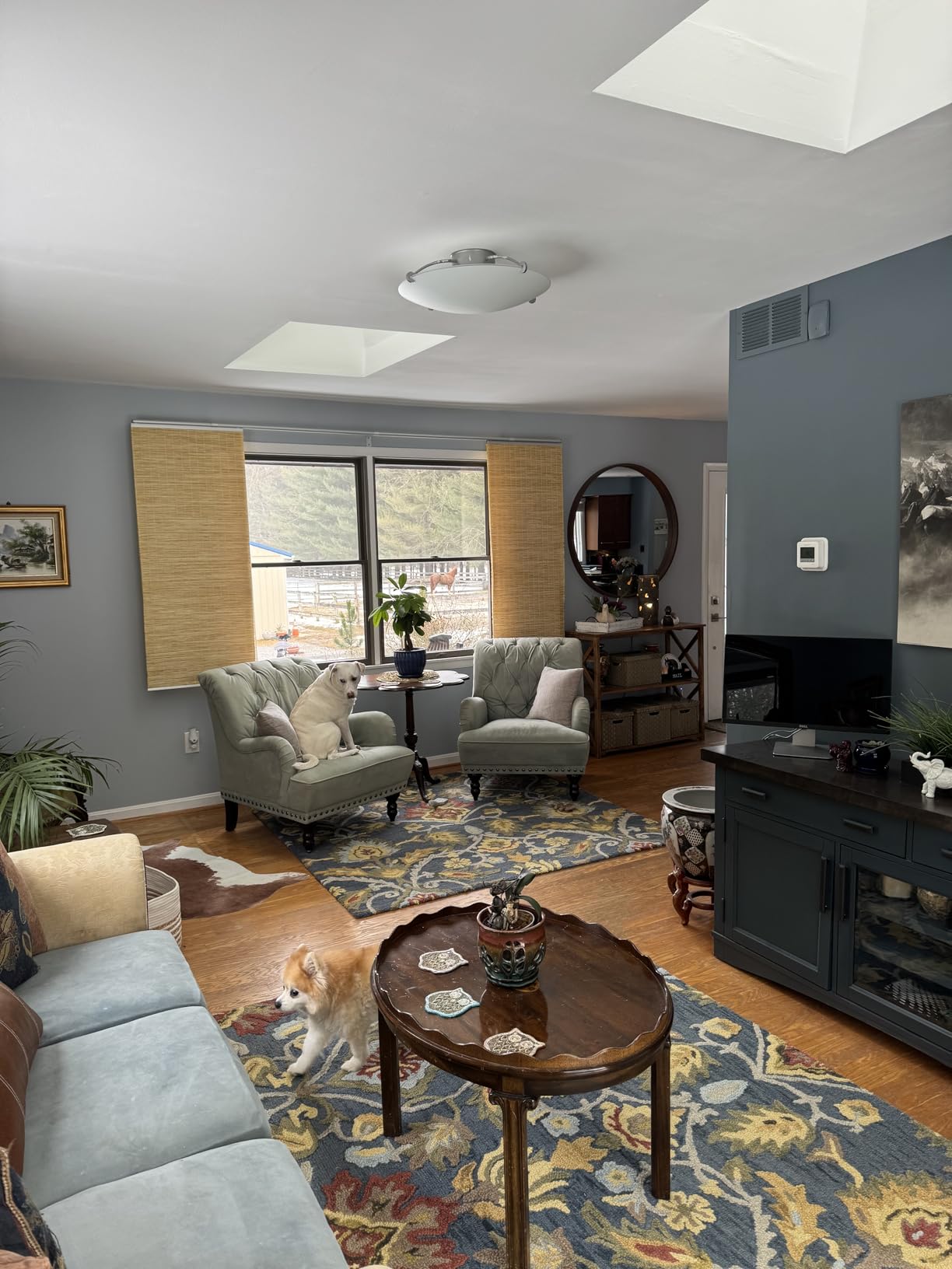 SAFAVIEH Area Rug 8x10 - Blossom Collection - Large - Green & Multi, Handmade Wool customer photo 2