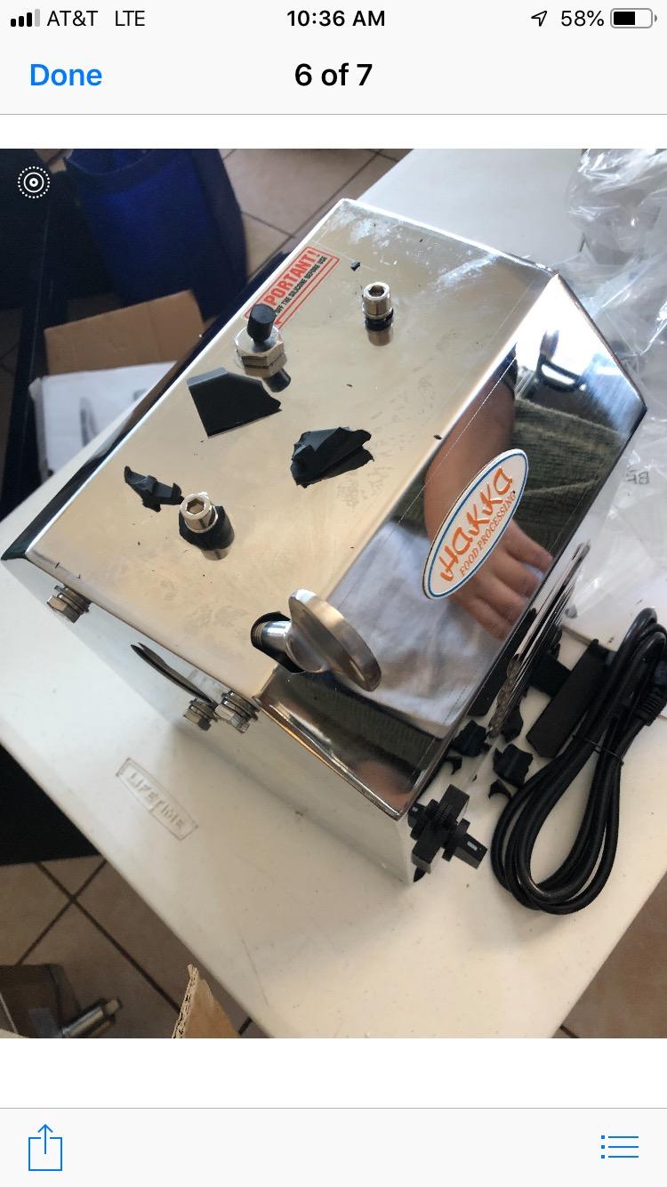 Hakka 85lb/37.5L Electric Meat Mixer, Stainless Steel 50L Capacity Fixed Tank Commercial Meat Mixer with Motor customer photo 1