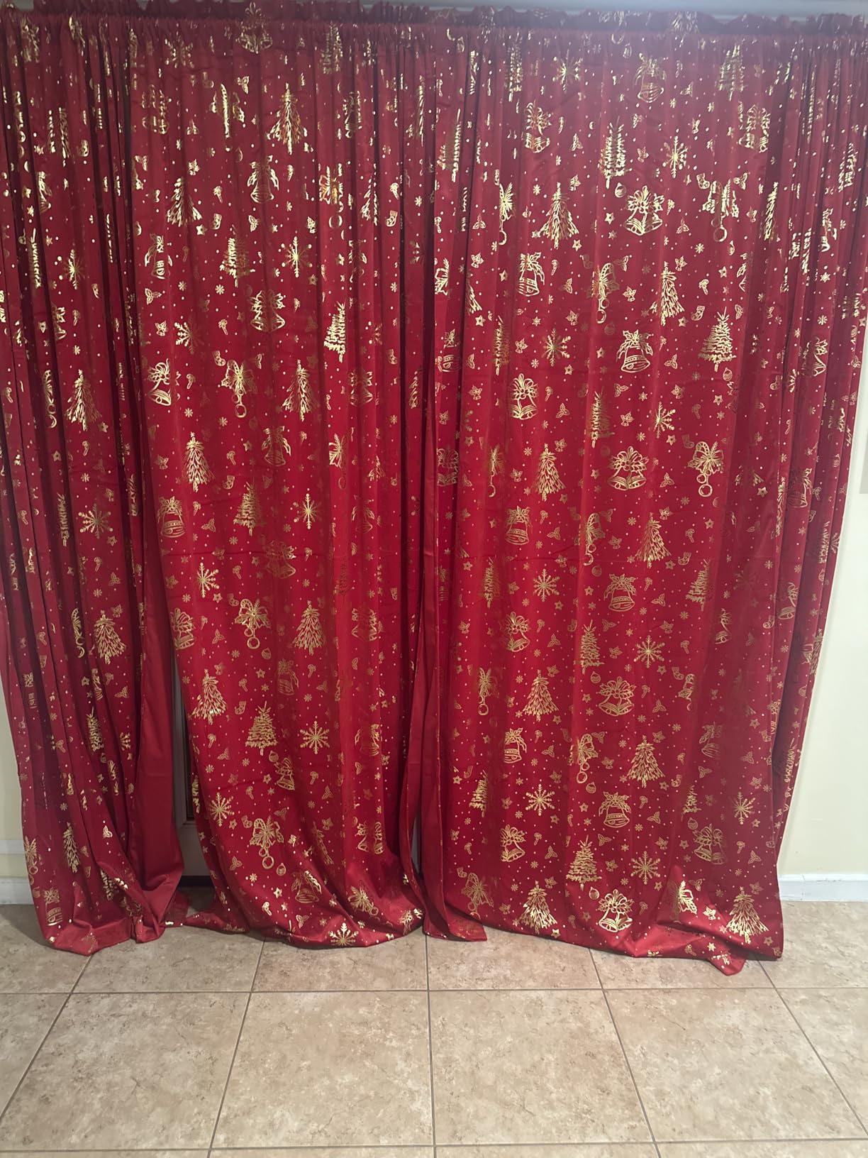NICETOWN Black Velvet Blackout Curtains 96 inch Long for Living Room and Bedroom, Thermal Luxury Solid Heavy Rod Pocket Drapes/Window Treatments for Hall, Theater (2 Pieces, 52 W) customer photo 1