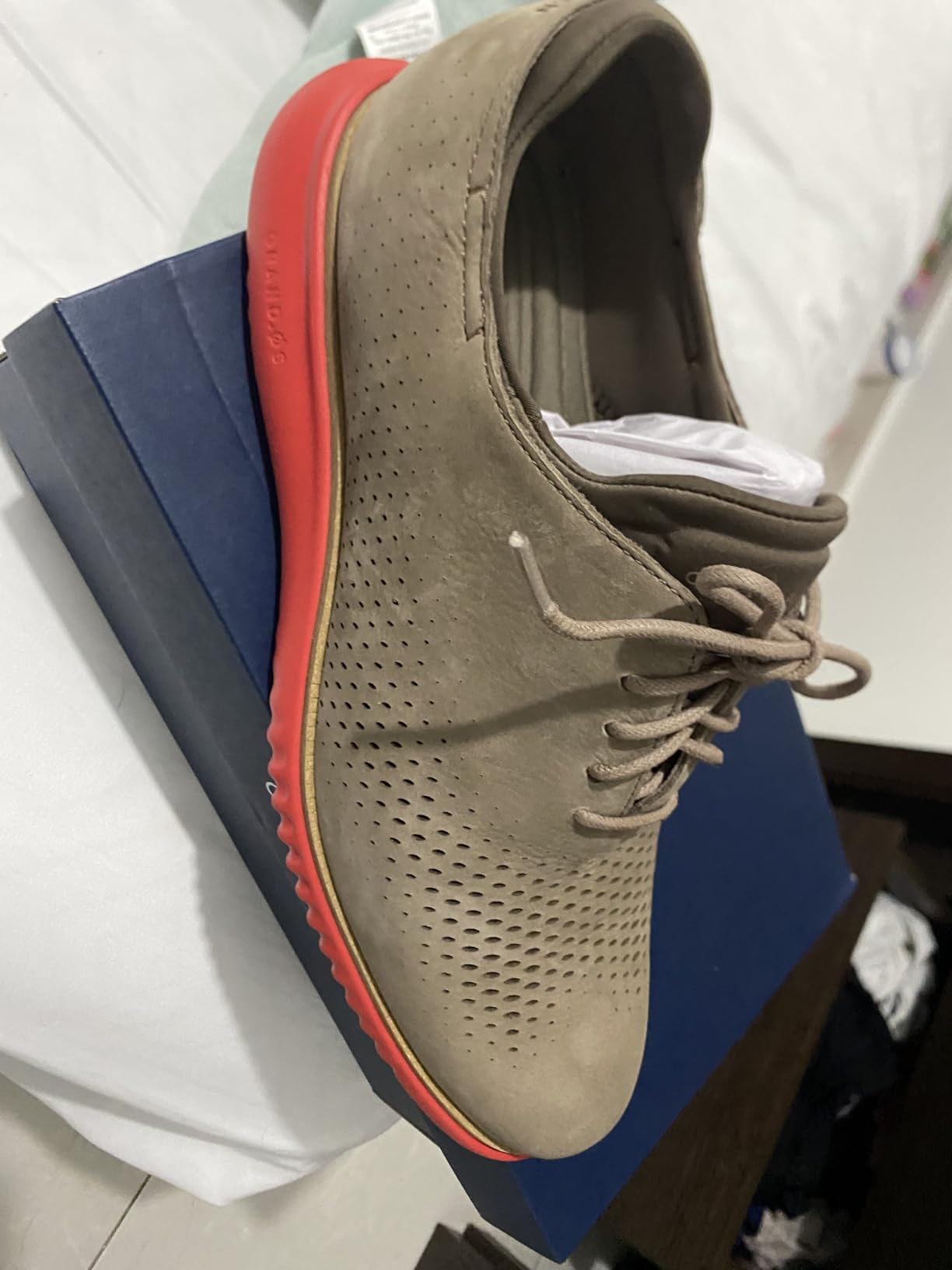 Cole Haan Men's 2.Zerogrand Laser Wingtip Oxfords customer photo 2