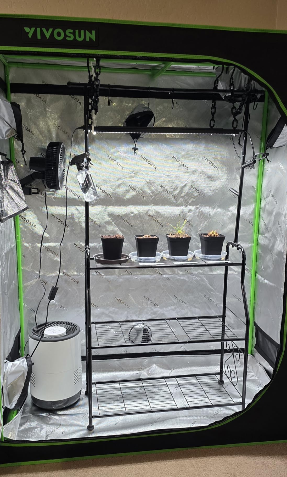 VIVOSUN S558 5x5 Grow Tent - 60